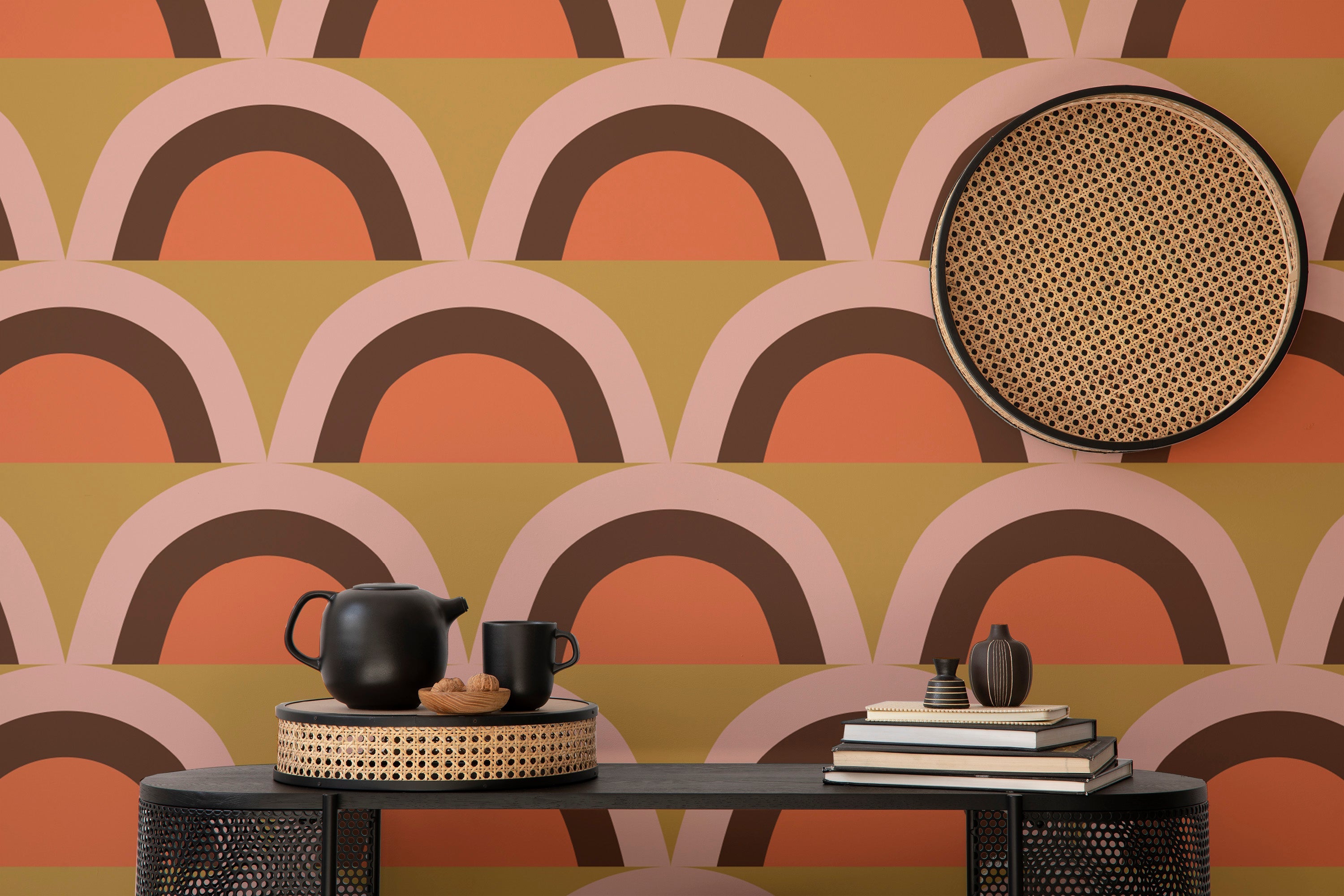 Retro boho murals for modern spaces
