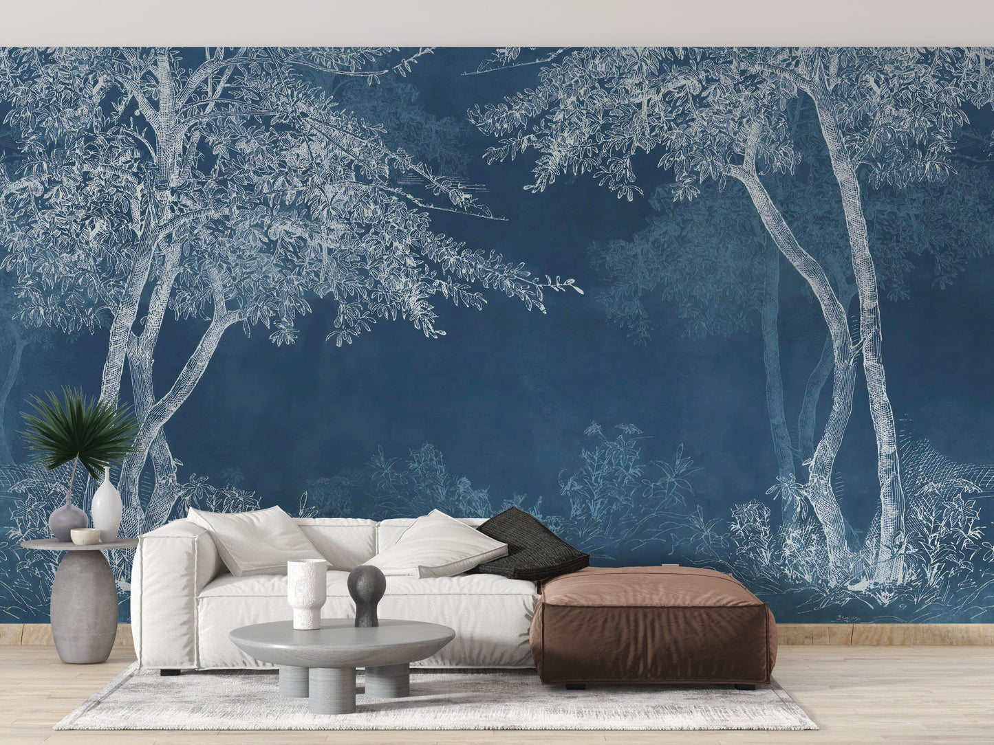 Blue Woods Wallpaper Murals - Giffywalls