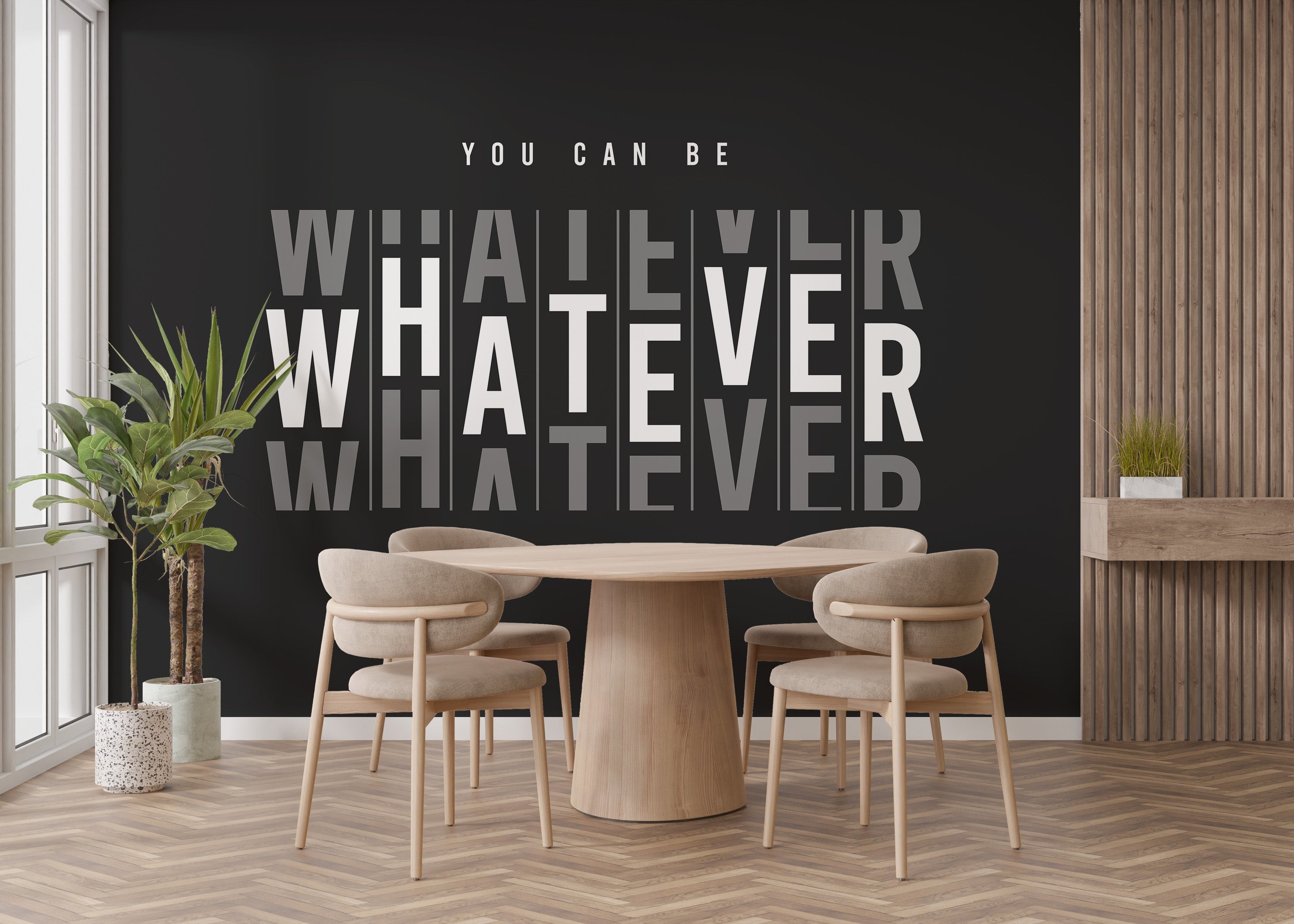 Empowerment Message Wall Mural - Giffywalls