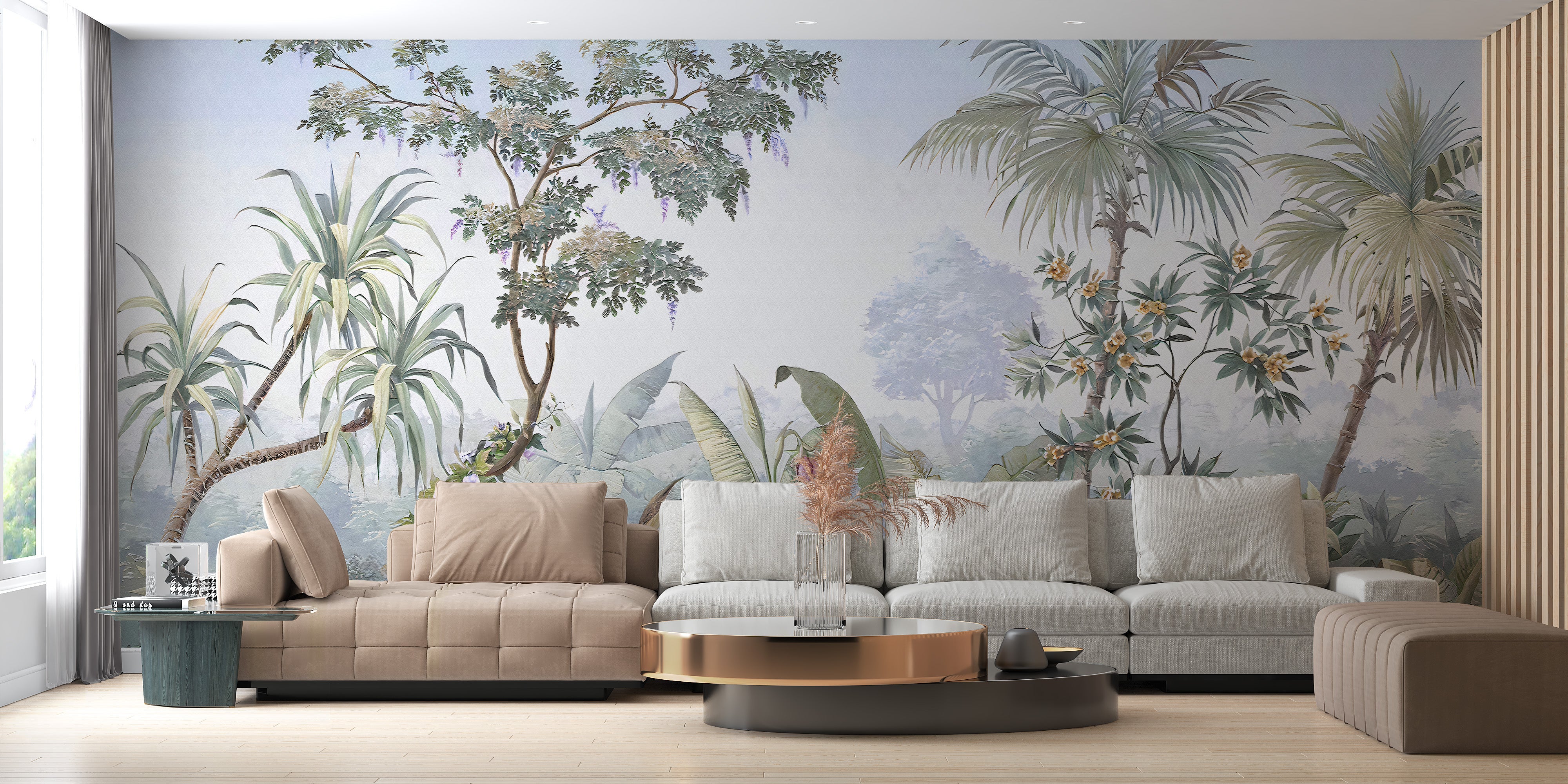 Dense Watercolor Jungle wallpaper - Giffywalls