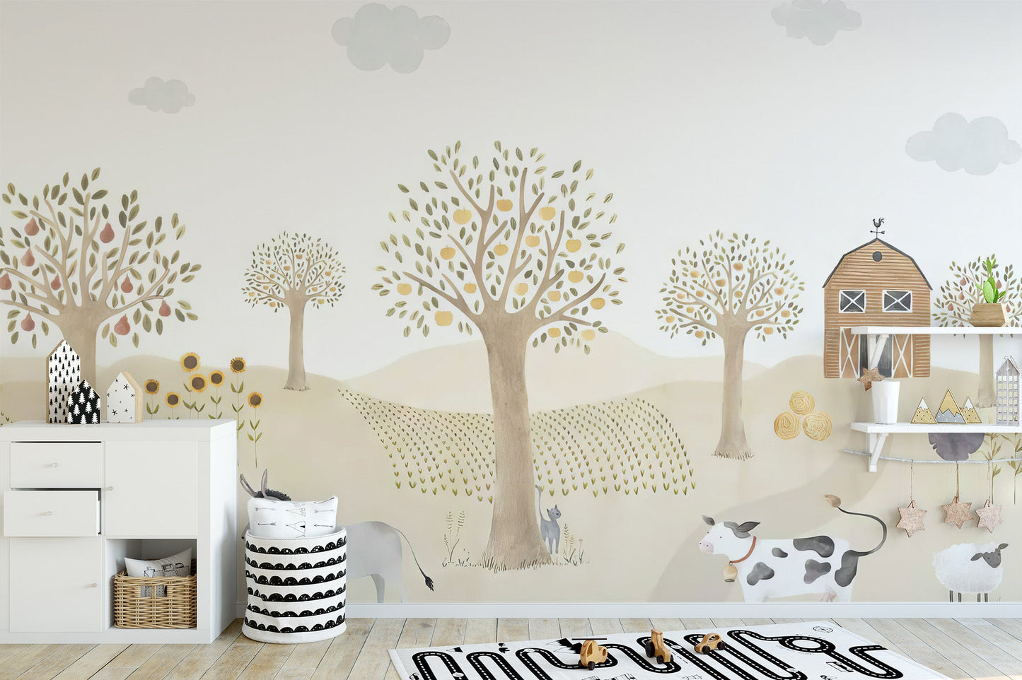 Bucolic bliss wallpaper mural for walls