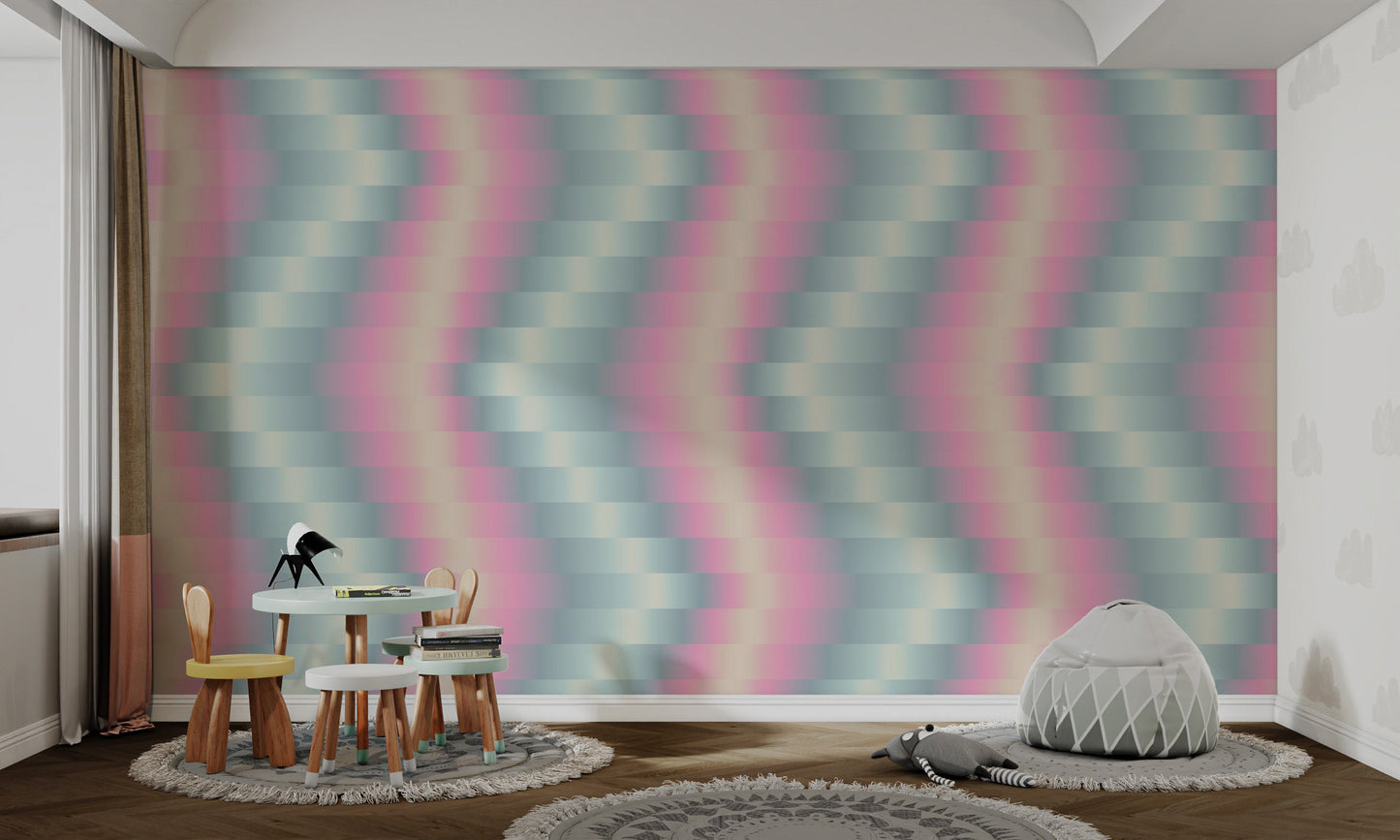 Whimsical Waves Whorls Wallpaper Mural
