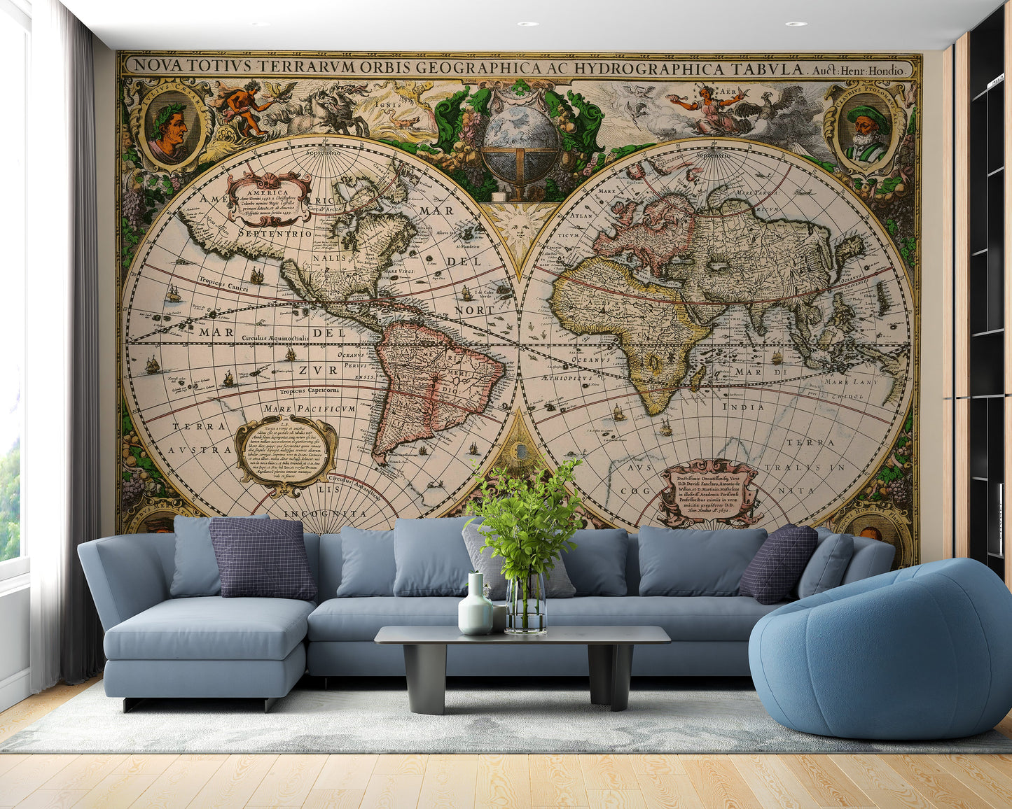 Old Vintage World Map Wallpaper murals - Giffywalls