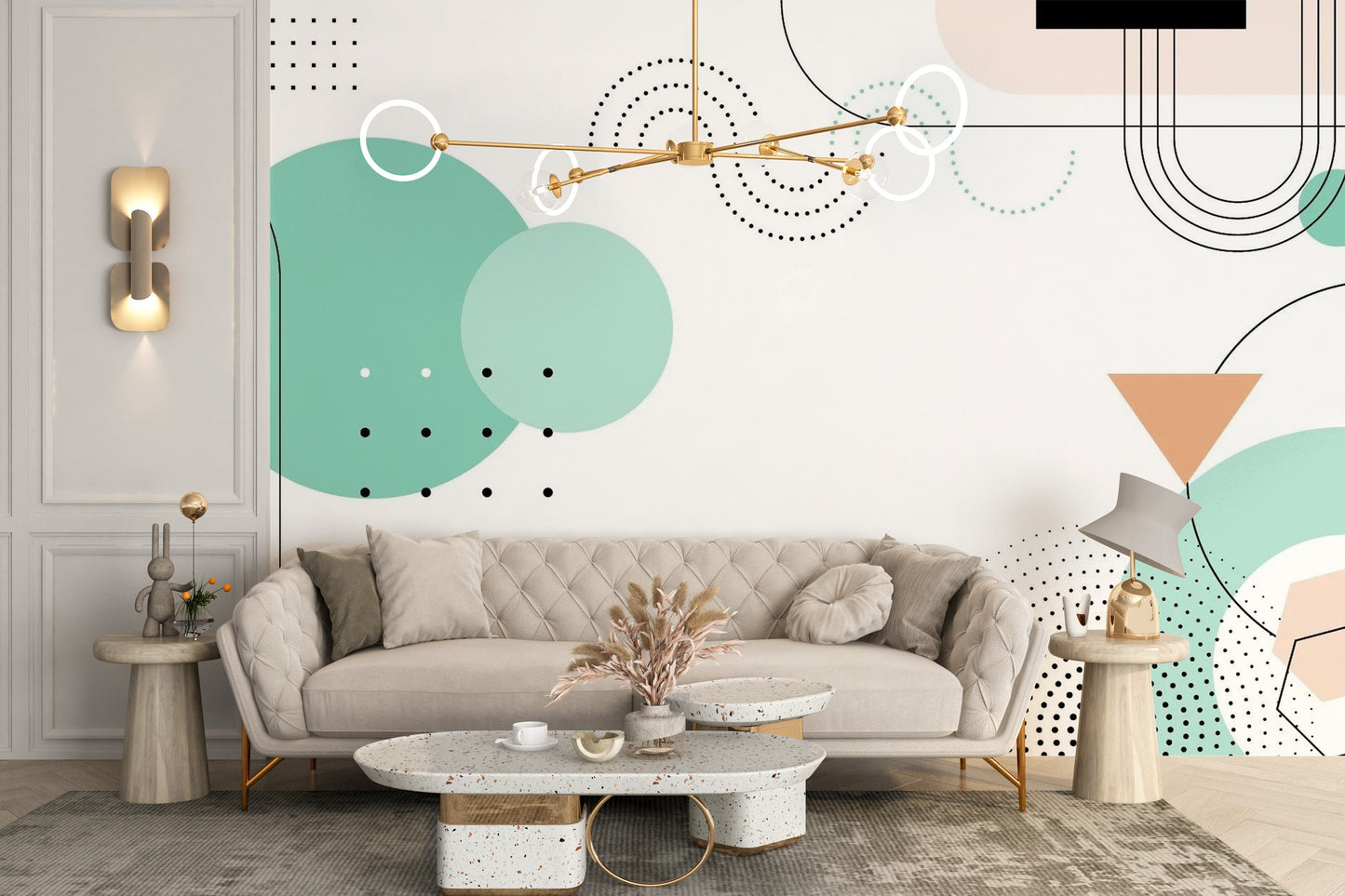 Geometric Shapes Wallpaper Murals - Giffywalls