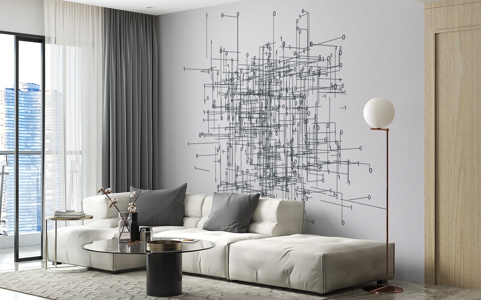 Modern Architecture Wall Mural - Giffywalls