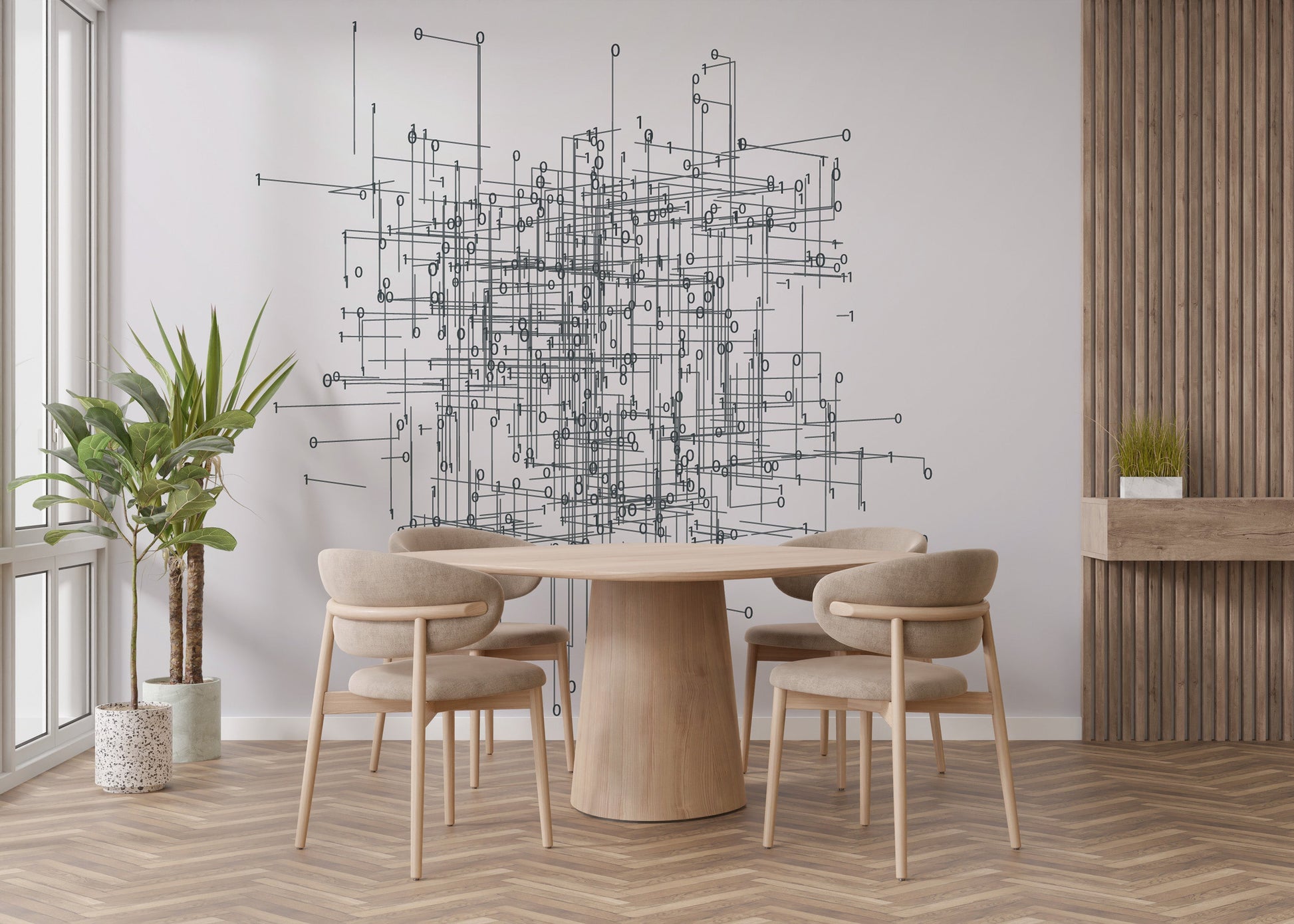 Modern Architecture Wall Mural - Giffywalls