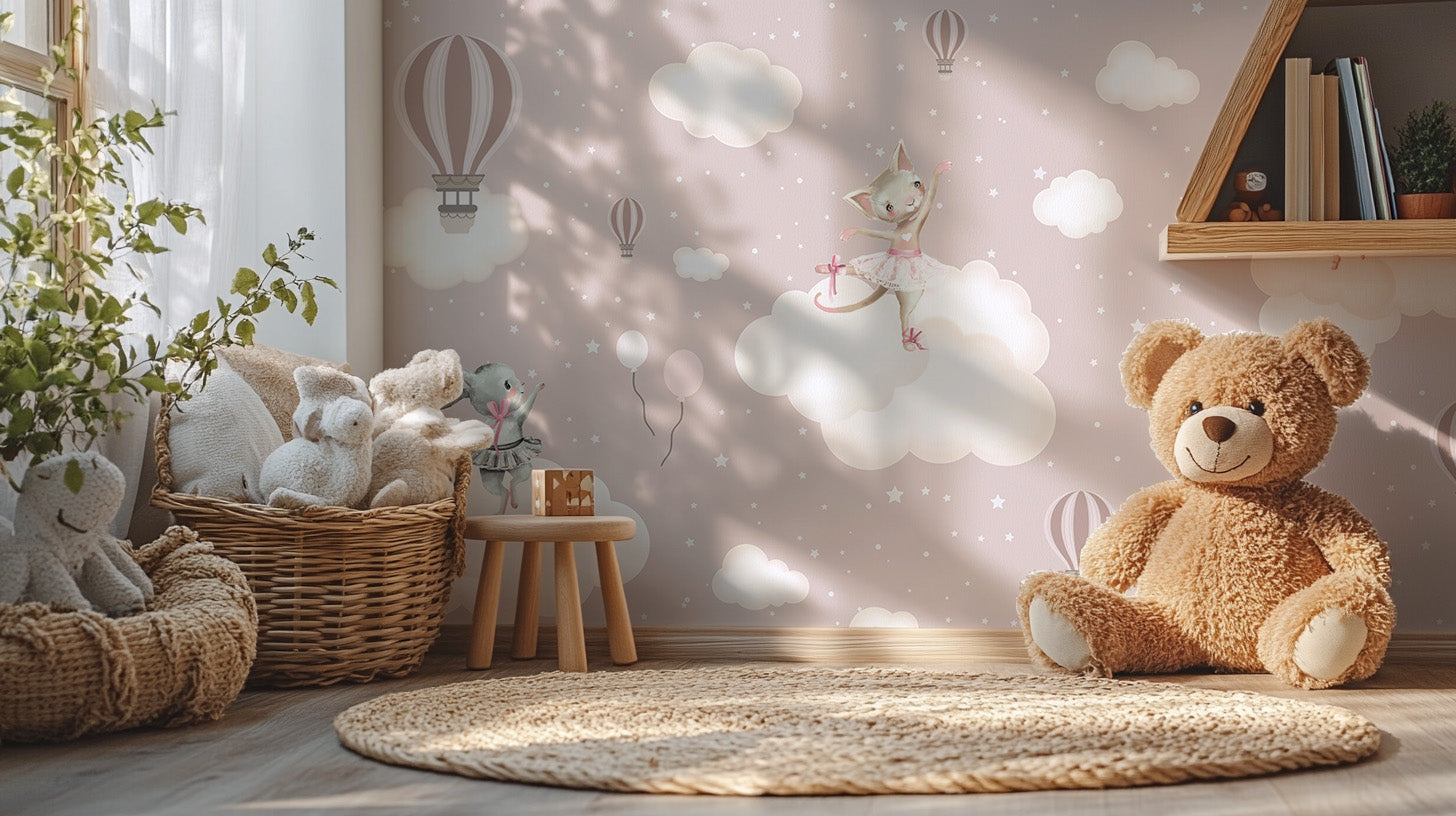 Enchanted Clouds Wall Mural - Giffywalls