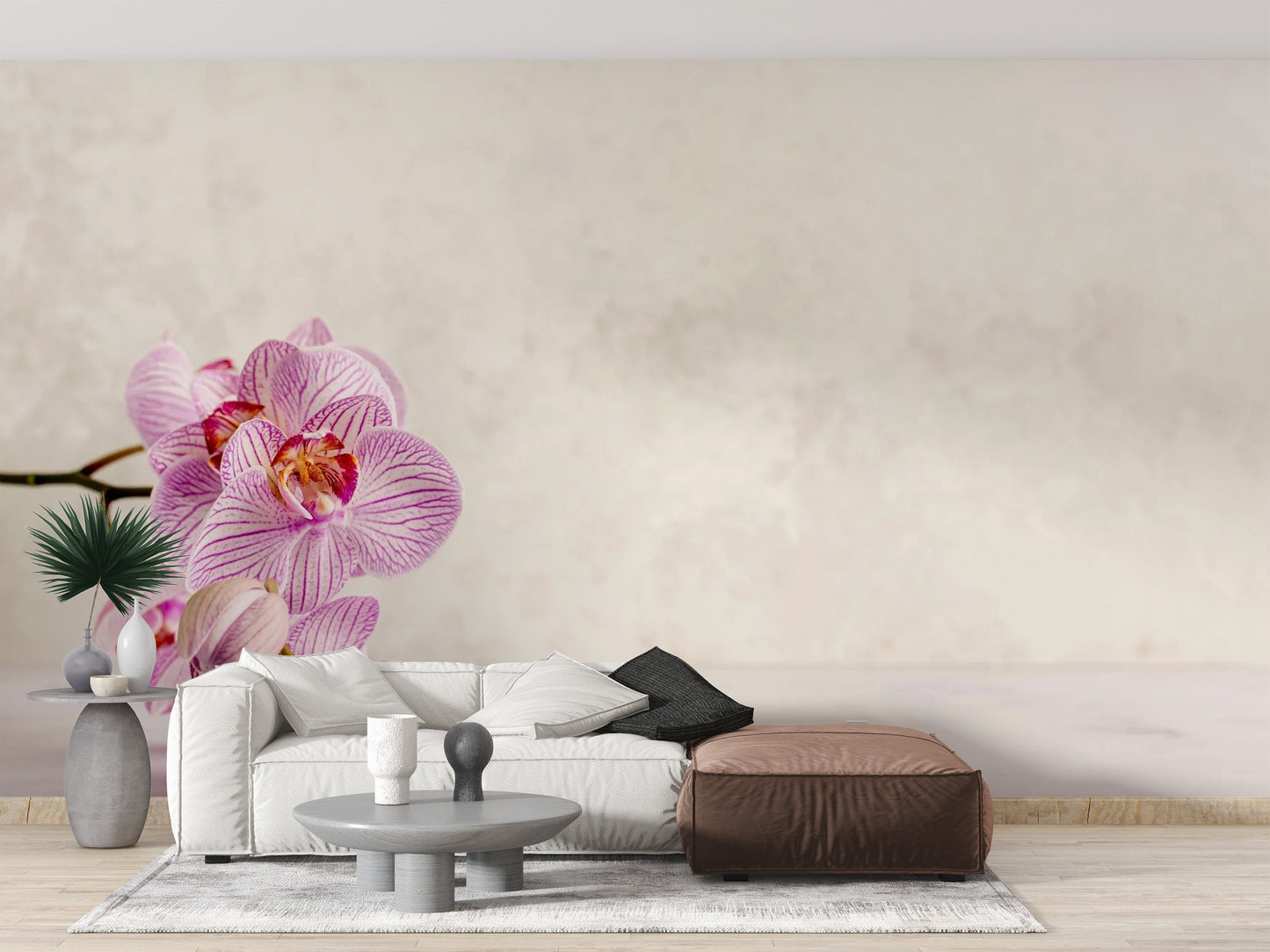 Spa Flower Wallpaper Mural - Giffywalls