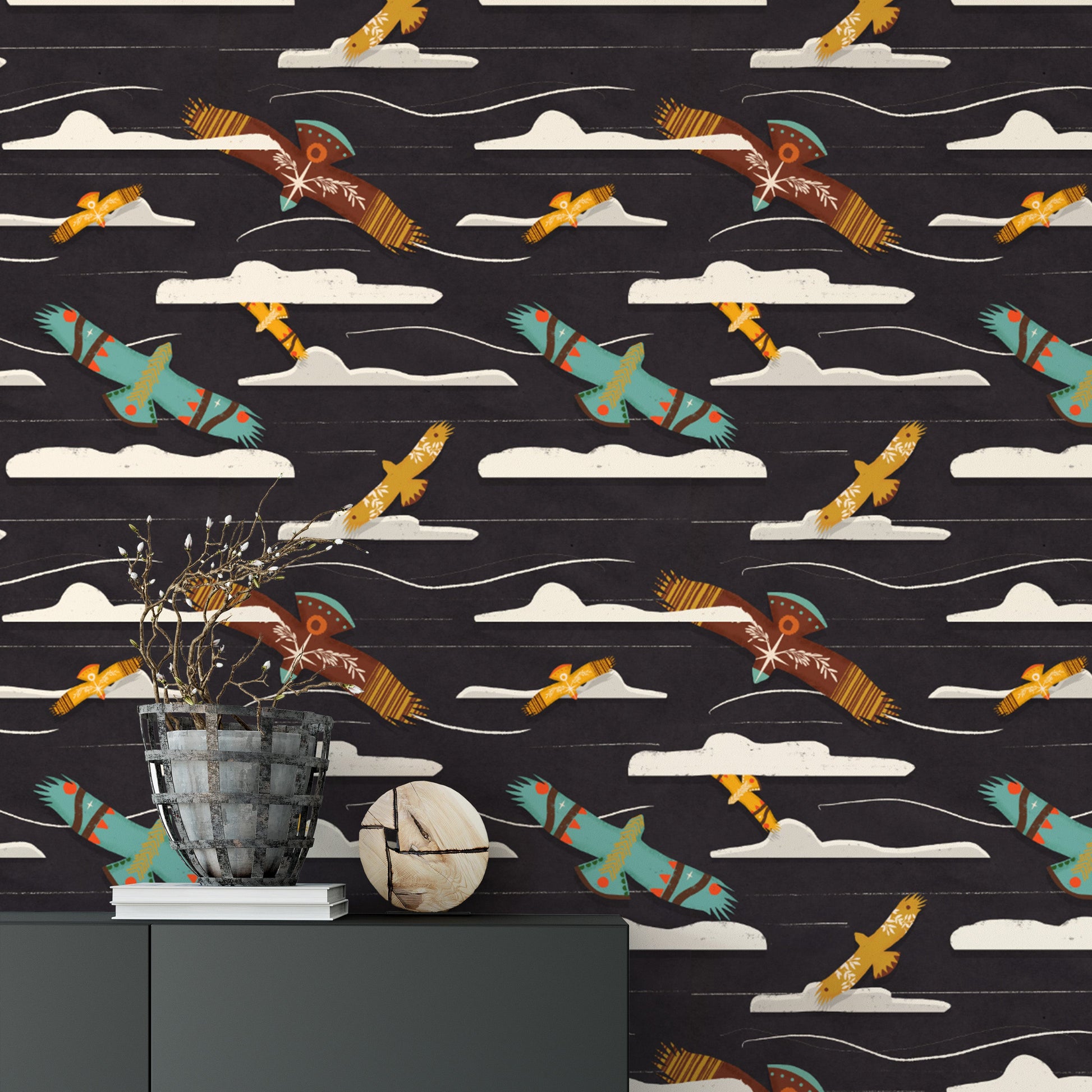 Majestic eagle wallpaper for home décor
