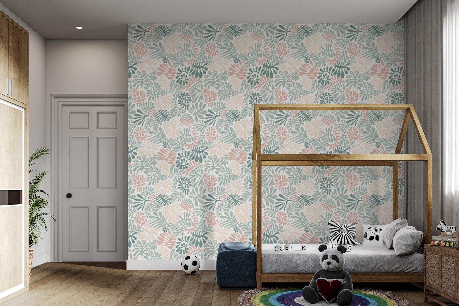 Elegant botanical wallpaper for sophisticated walls