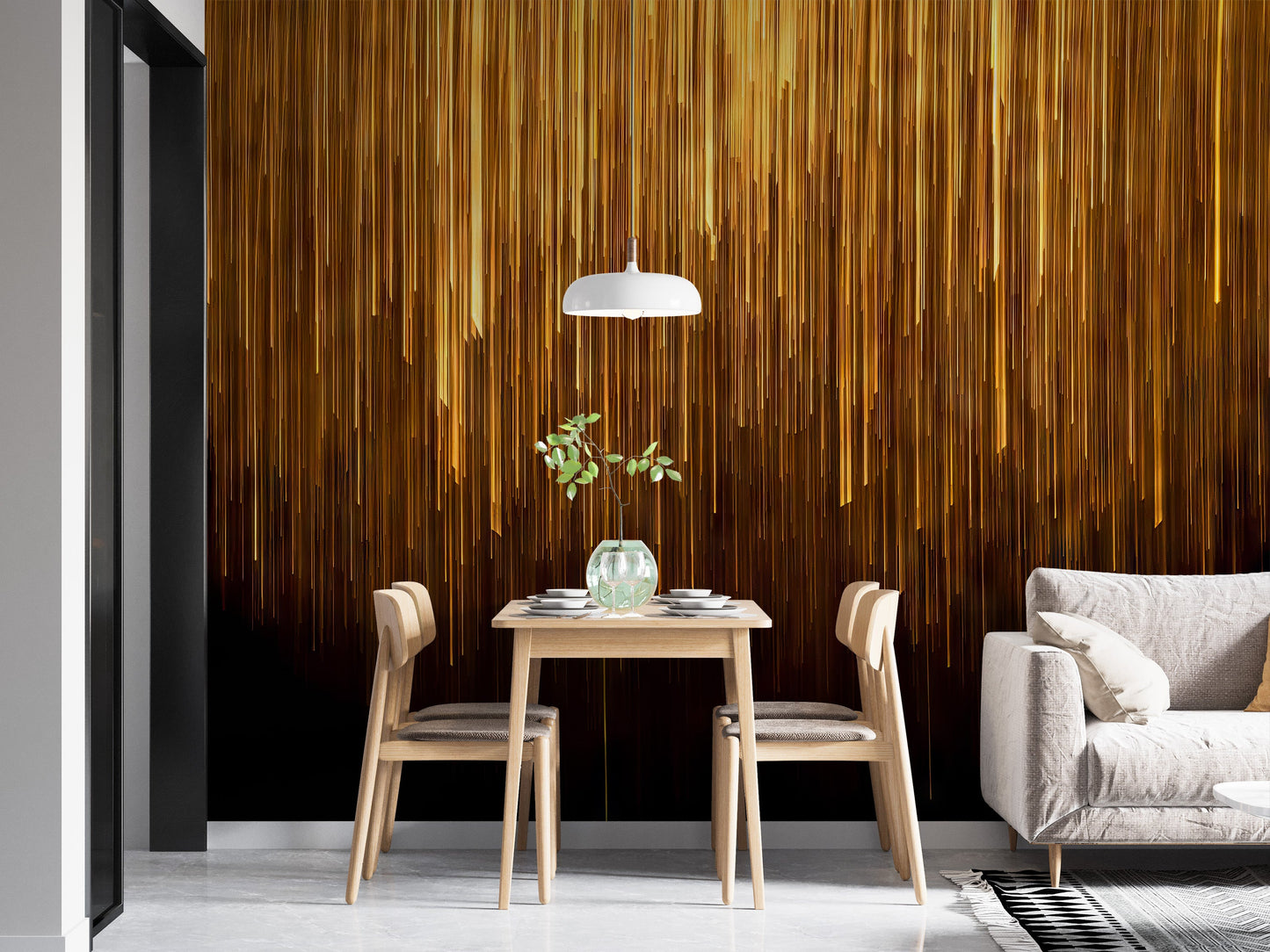 Luxury Gold 3D Wall Mural - Giffywalls