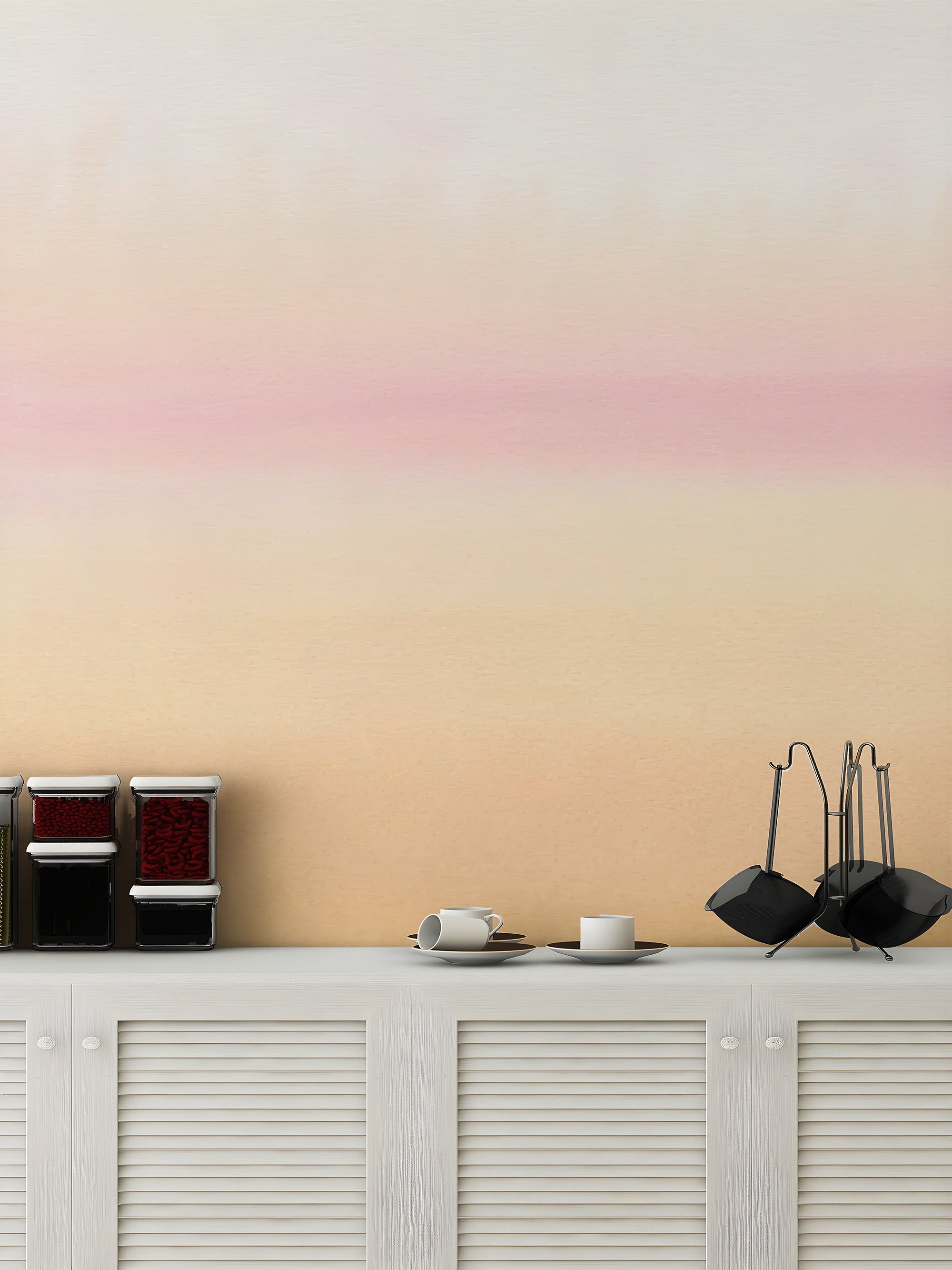 Sunset Watercolor Ombre Wallpaper for Walls