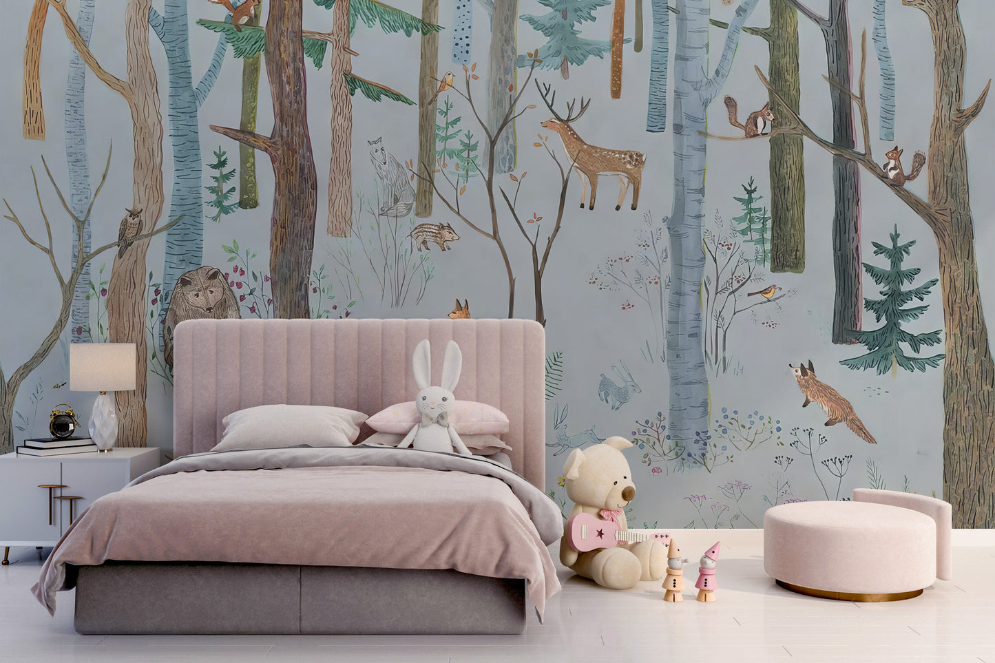 Magical mystical wildlife wallpaper mural for walls