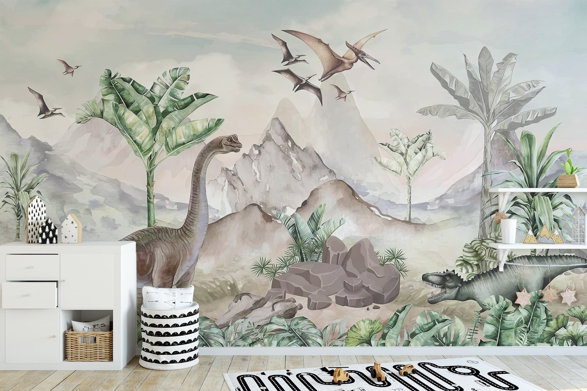 Cretaceous Chronicles Wall Mural - Giffywalls