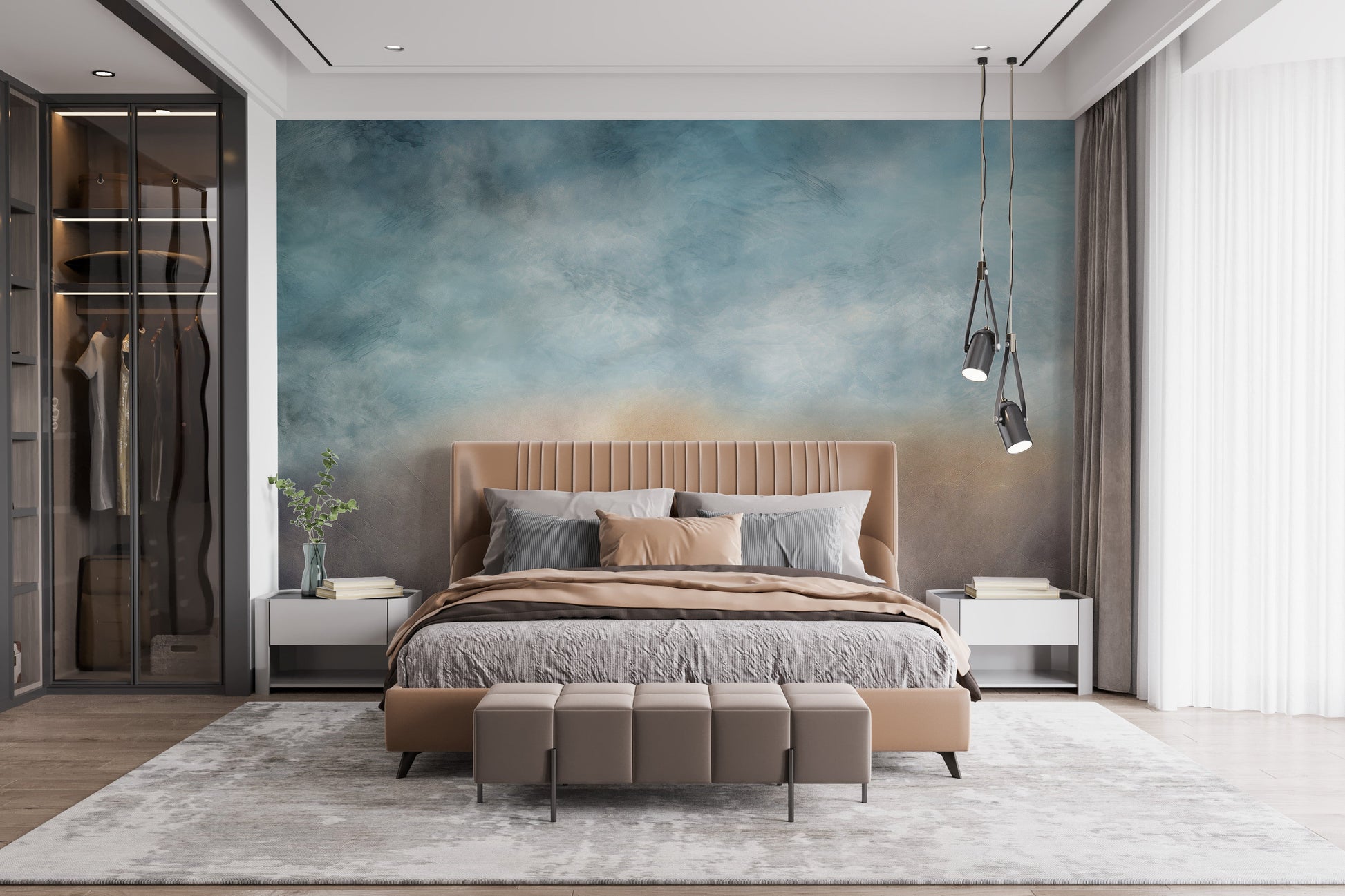 Ombre Cloud Wall Mural - Giffywalls