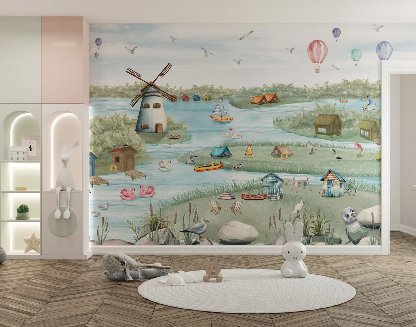 Breezy Shores Wall Mural - Giffywalls