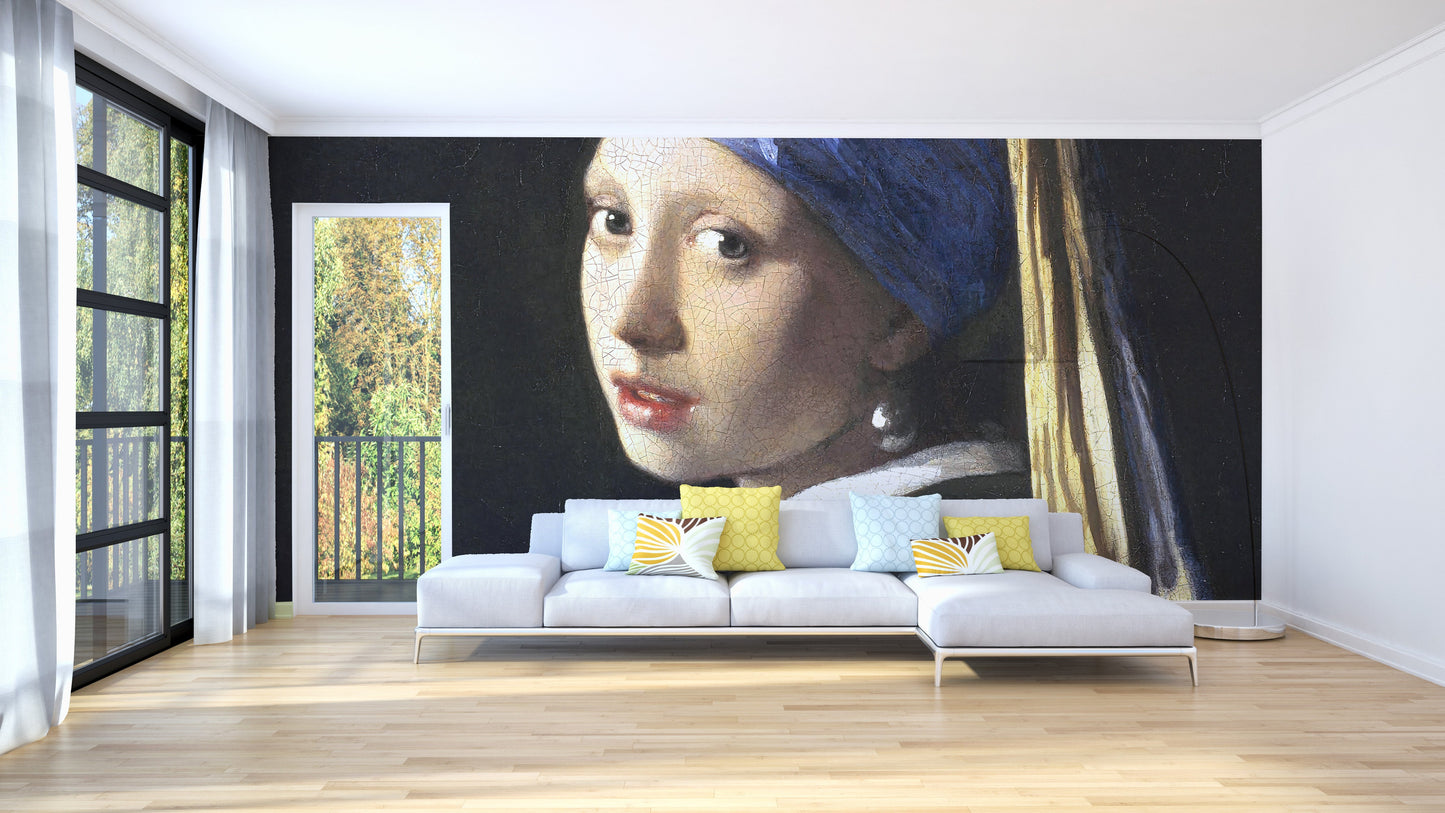 Girl Pearl Earring Wallpaper Murals - Giffywalls