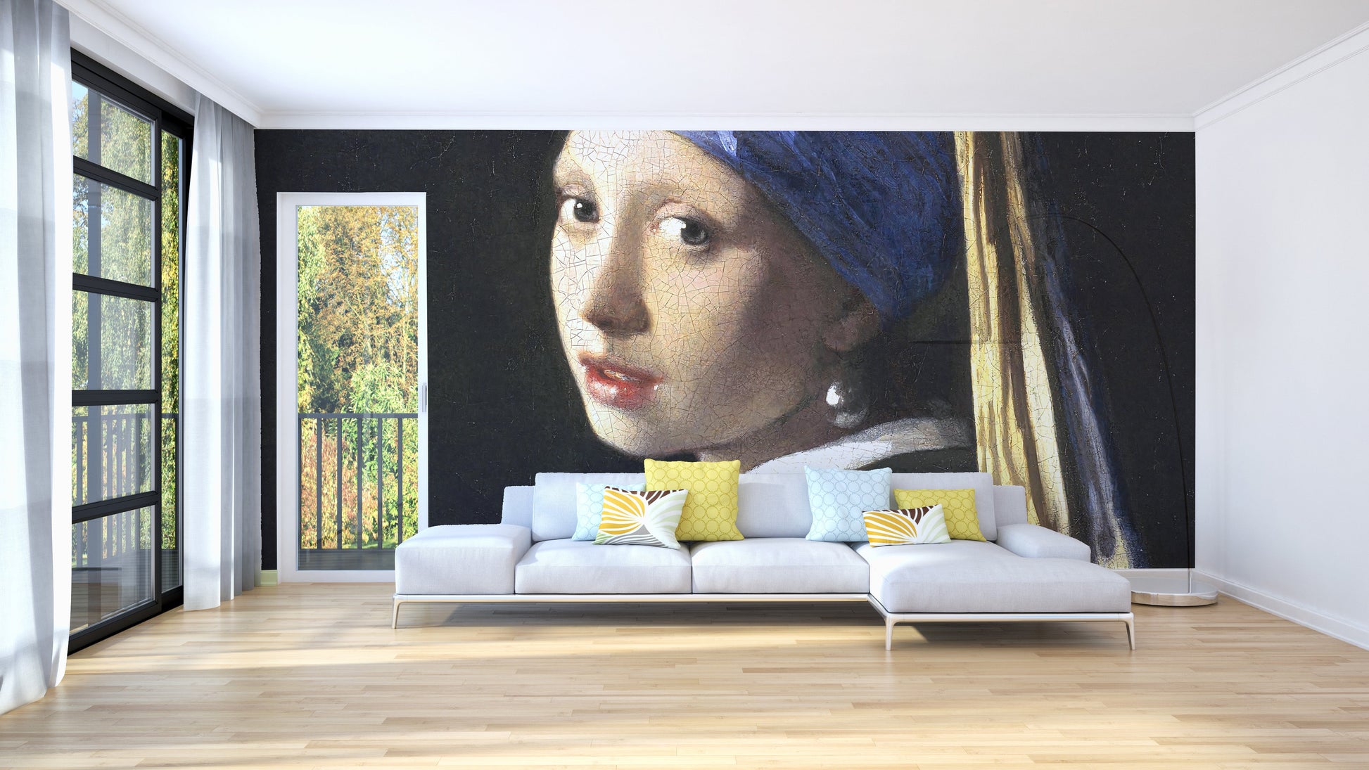 Girl Pearl Earring Wallpaper Murals - Giffywalls