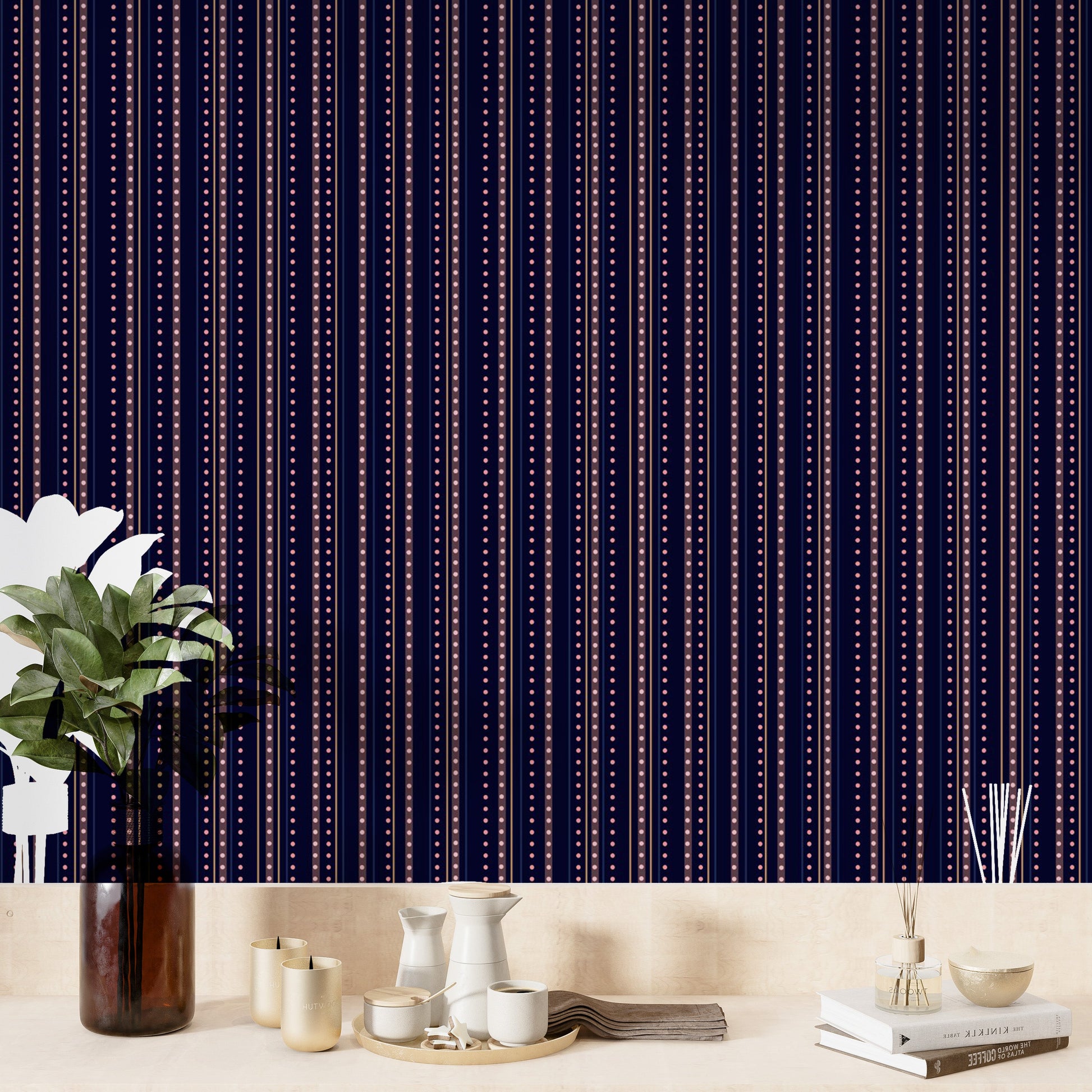 Starry Indigo Waltz Wallpaper - Giffywalls