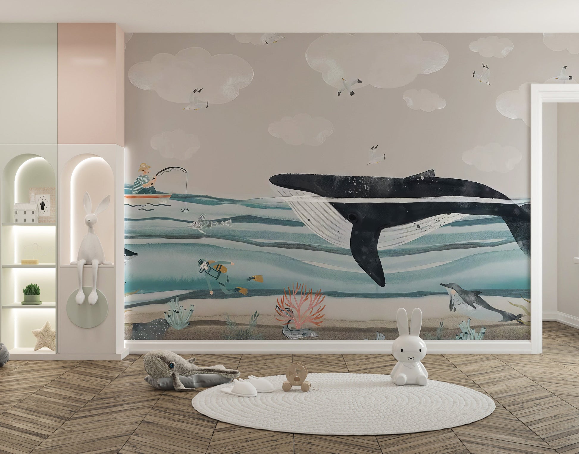 Whale Shark Wallpaper Mural - Giffywalls