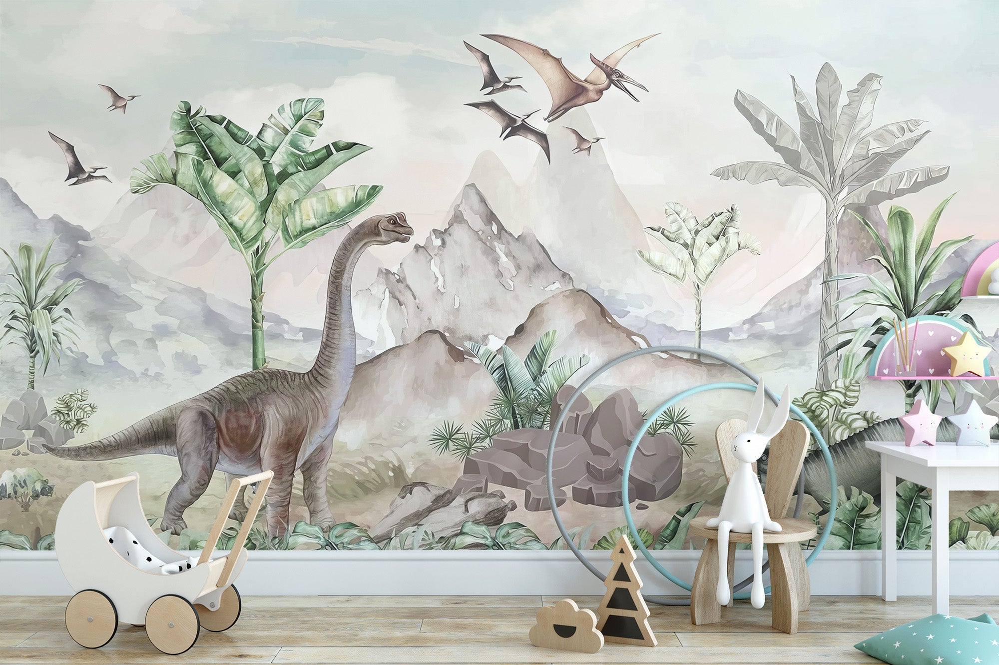 Cretaceous Chronicles Wall Mural - Giffywalls