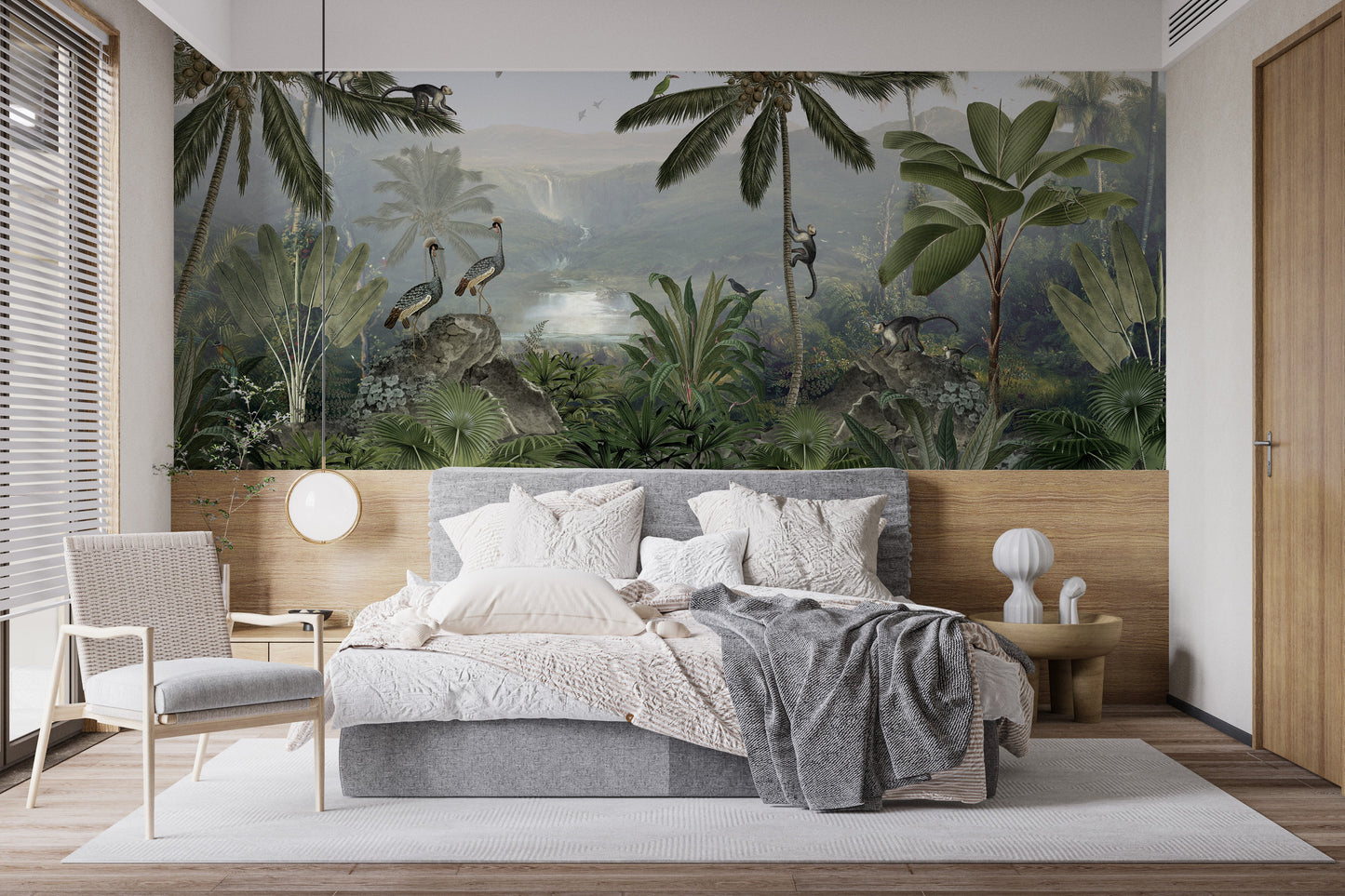 Monkey Forest Wallpaper murals - Giffywalls