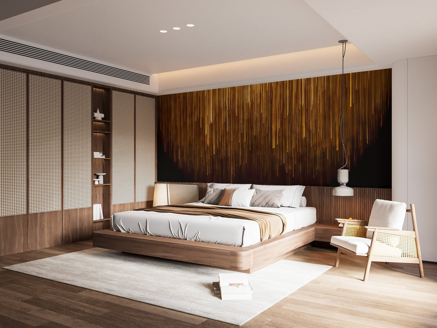 Luxury Gold 3D Wallpaper Mural