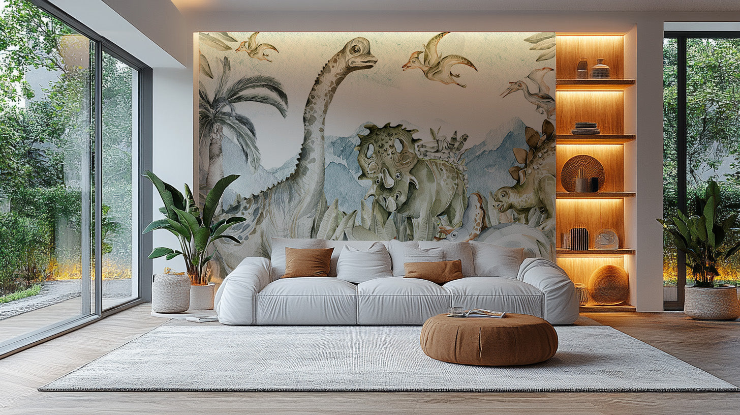 Gigantic Guardians The Dinosaur wall decor wallpaper