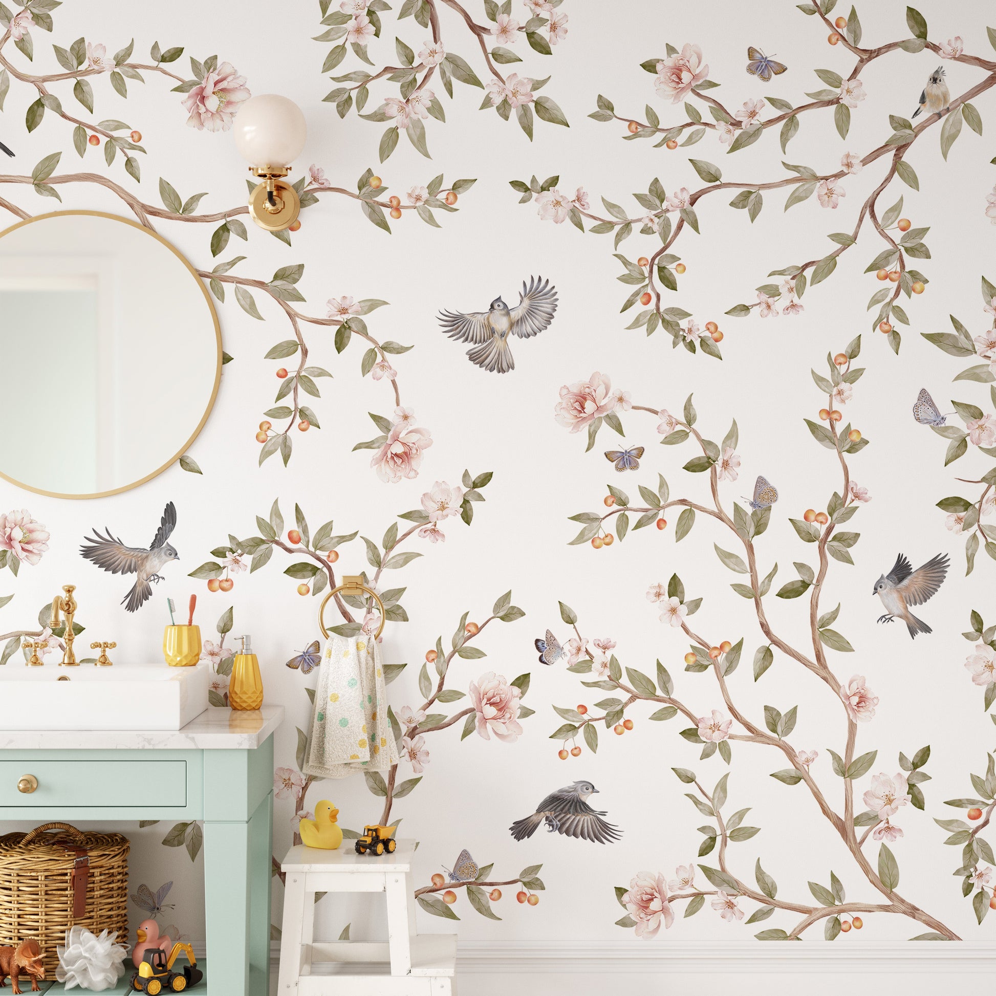 Summer Roses Wall Murals - Giffywalls