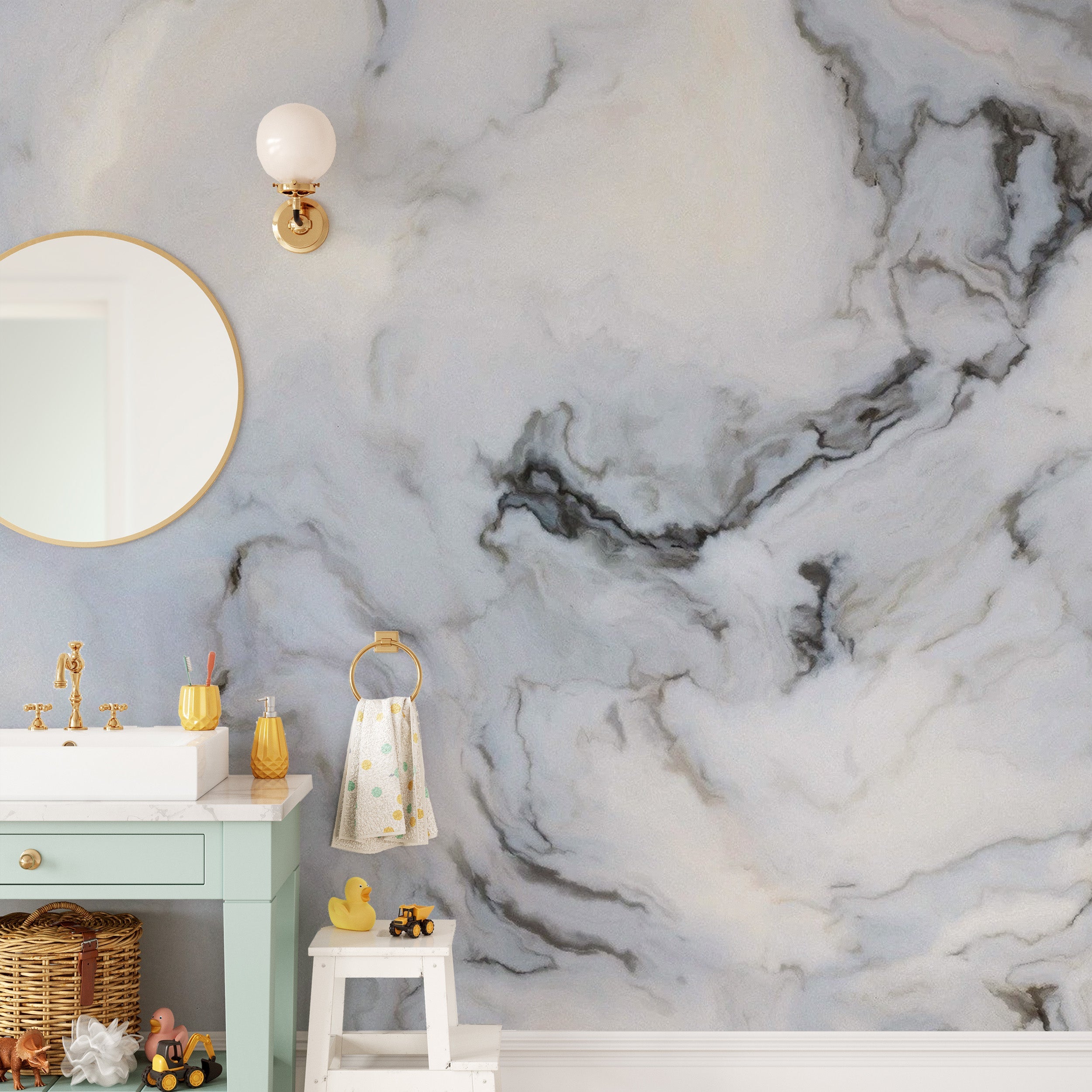 Marble Peel and Stick Wallpaper - Giffywalls