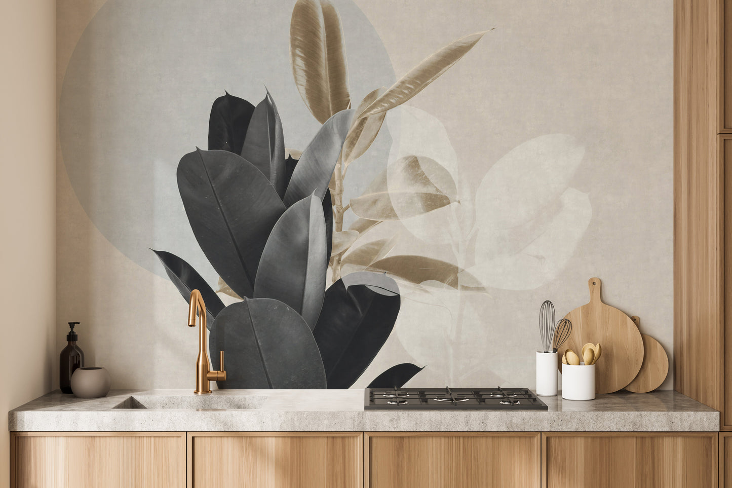 Chic Aesthetic Look Wall Mural
