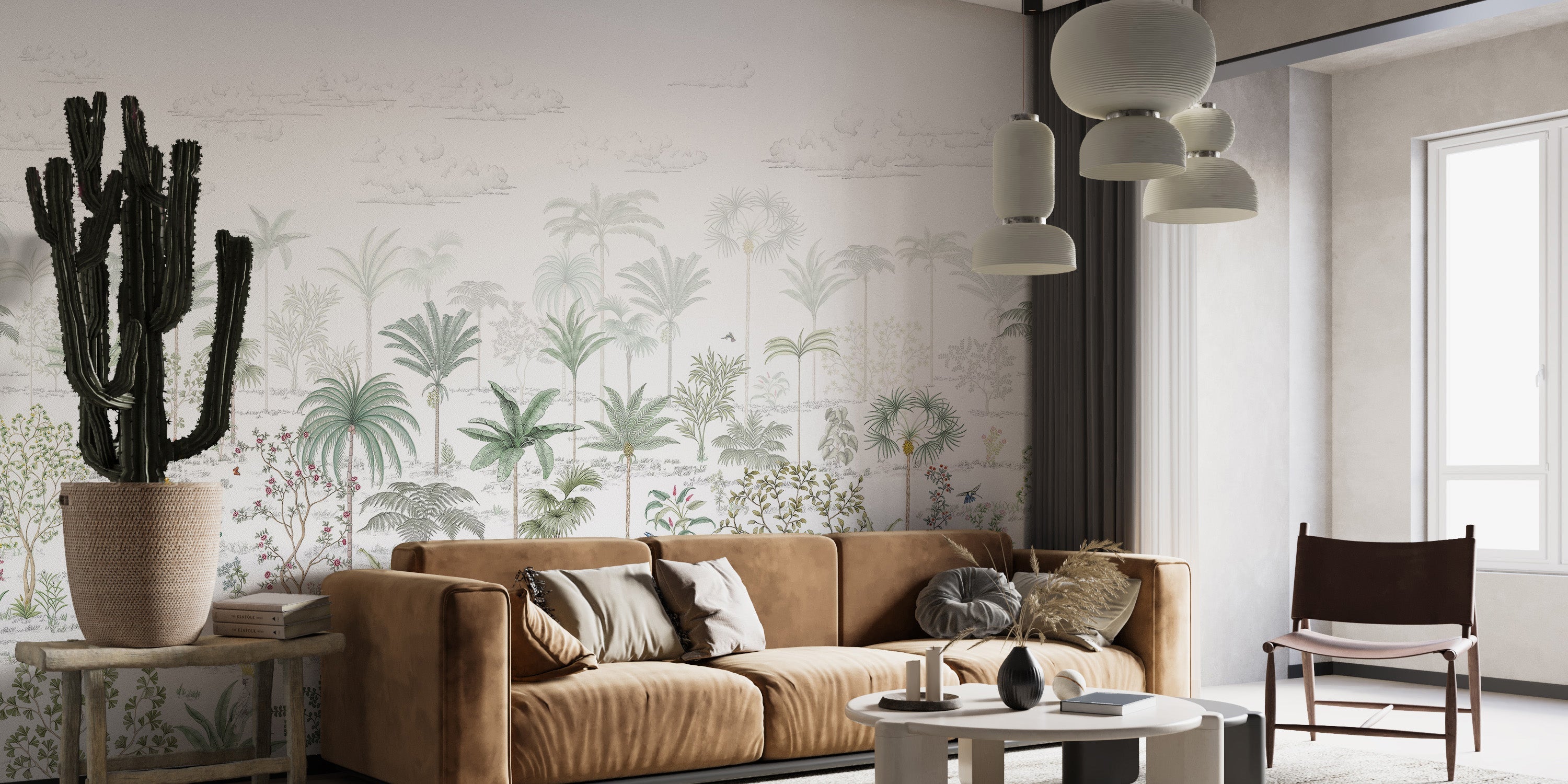 Tropical Jungle Wall Mural - Giffywalls