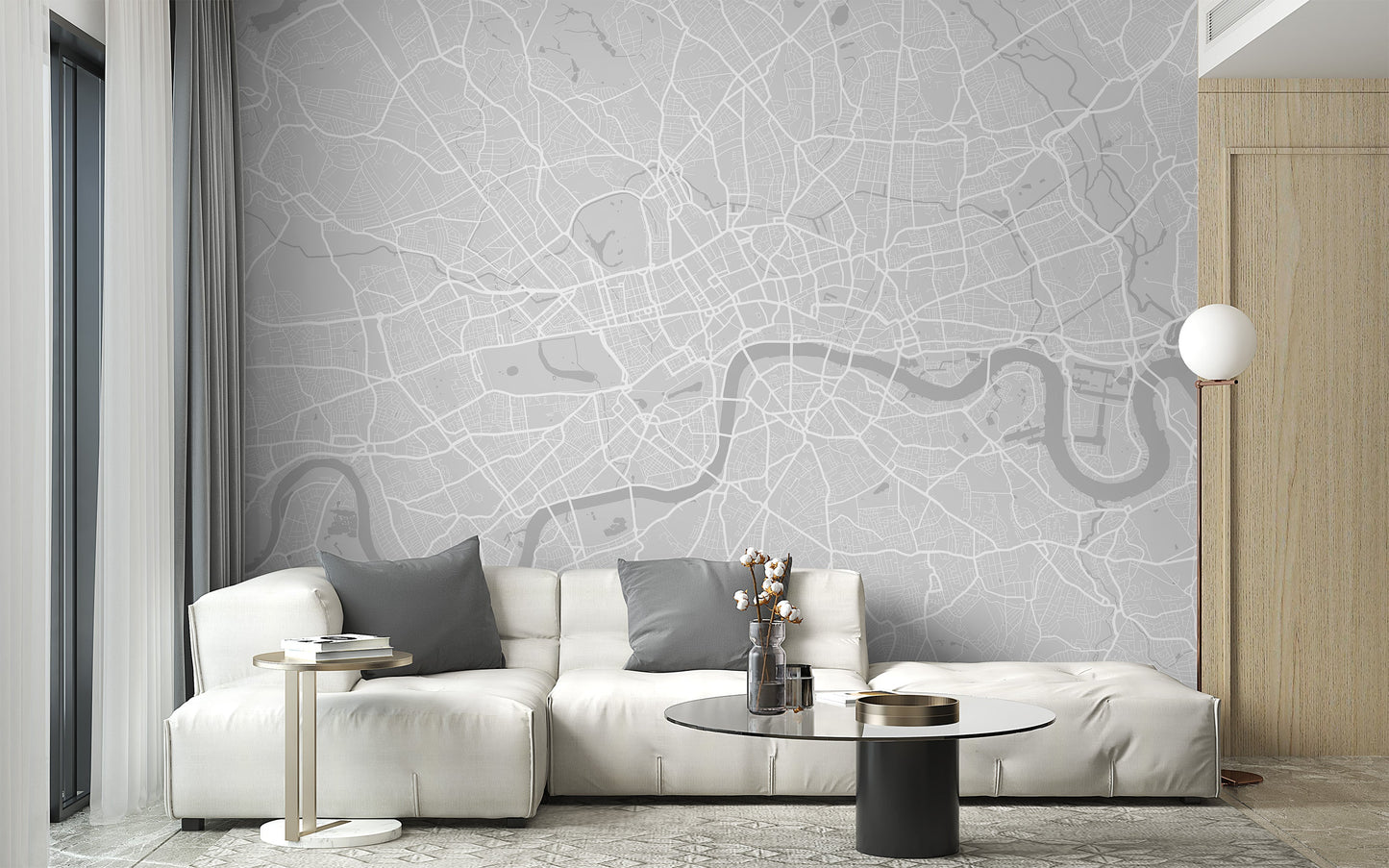 London City Wall Mural - Giffywalls