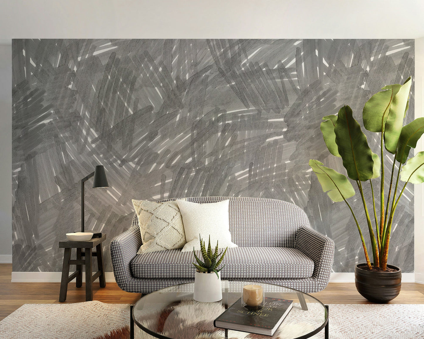 Slate Whispers Artistic Mural - Giffywalls