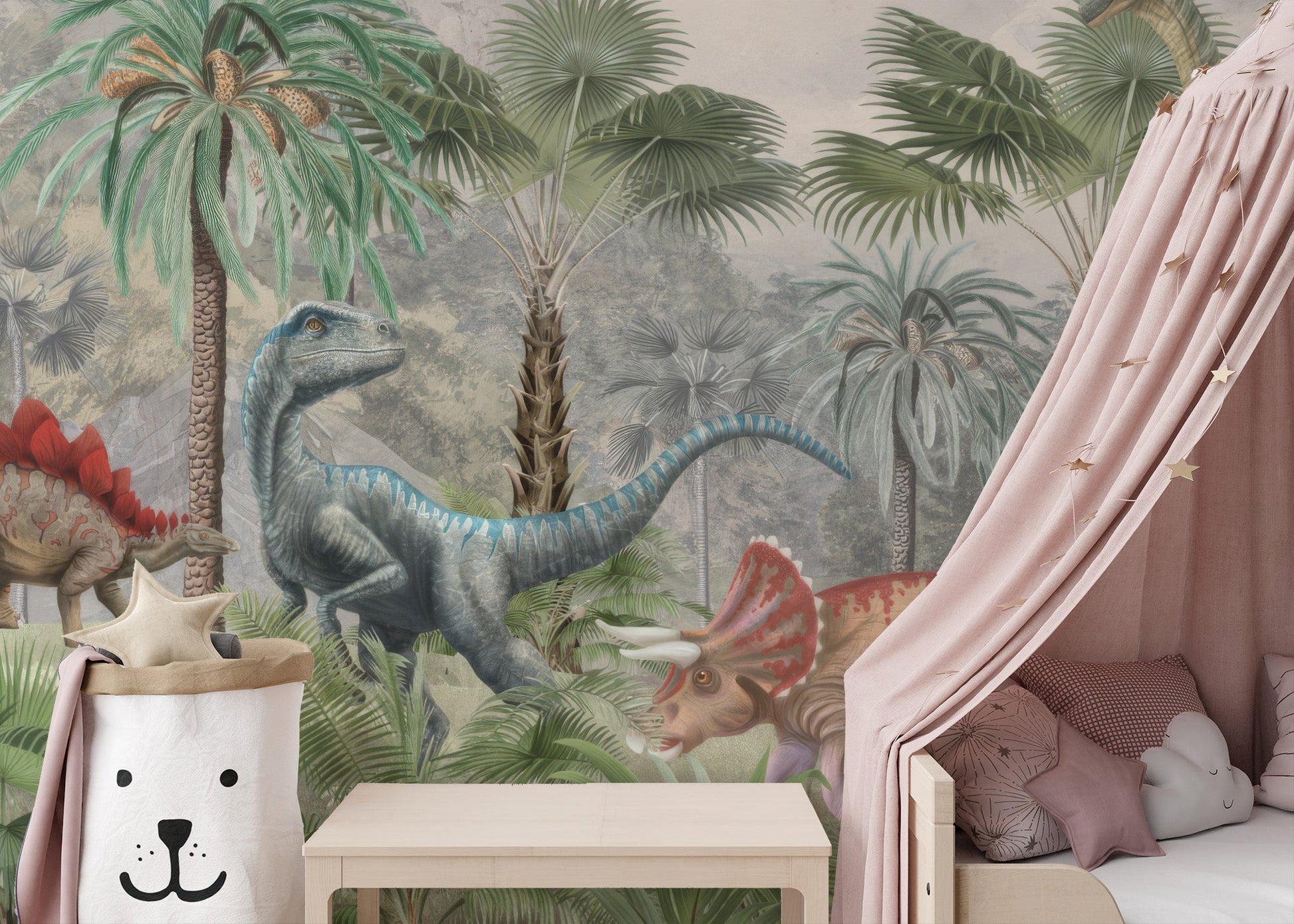 Mesozoic Mingle Wall Mural - Giffywalls