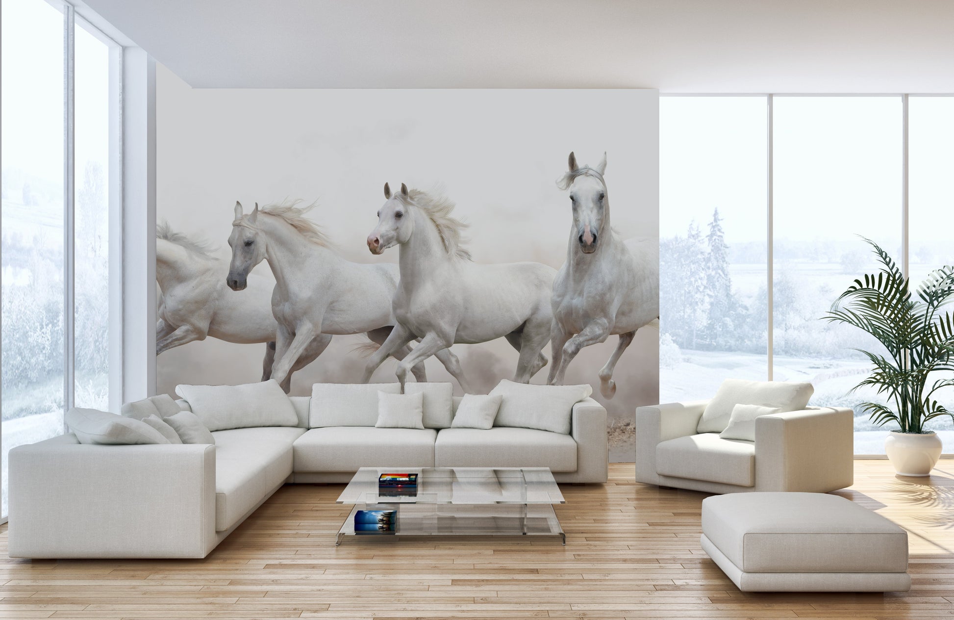 Running Horses Wallpaper Murals - Giffywalls