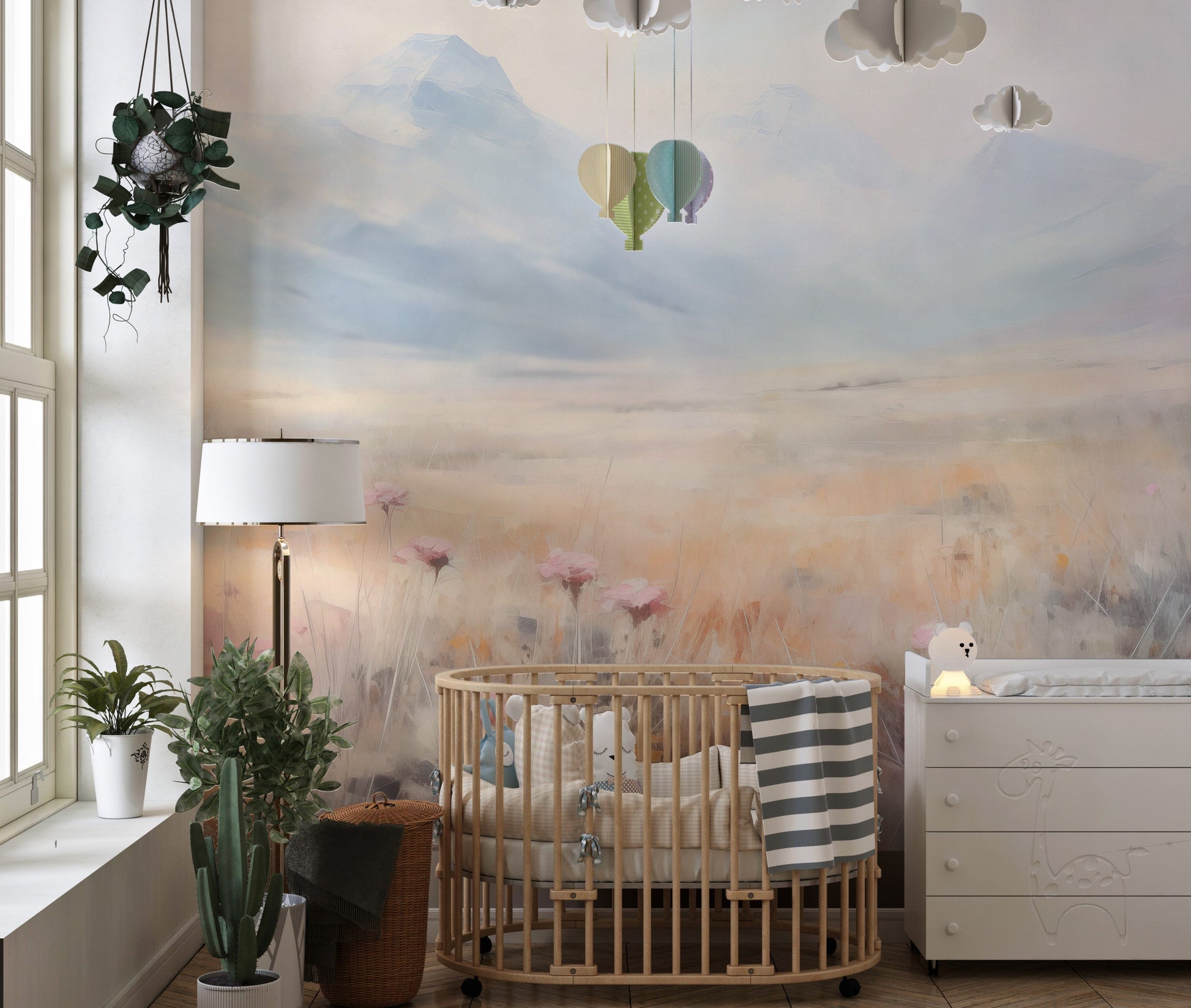 Watercolor California Spring Wallpaper Murals - Giffywalls