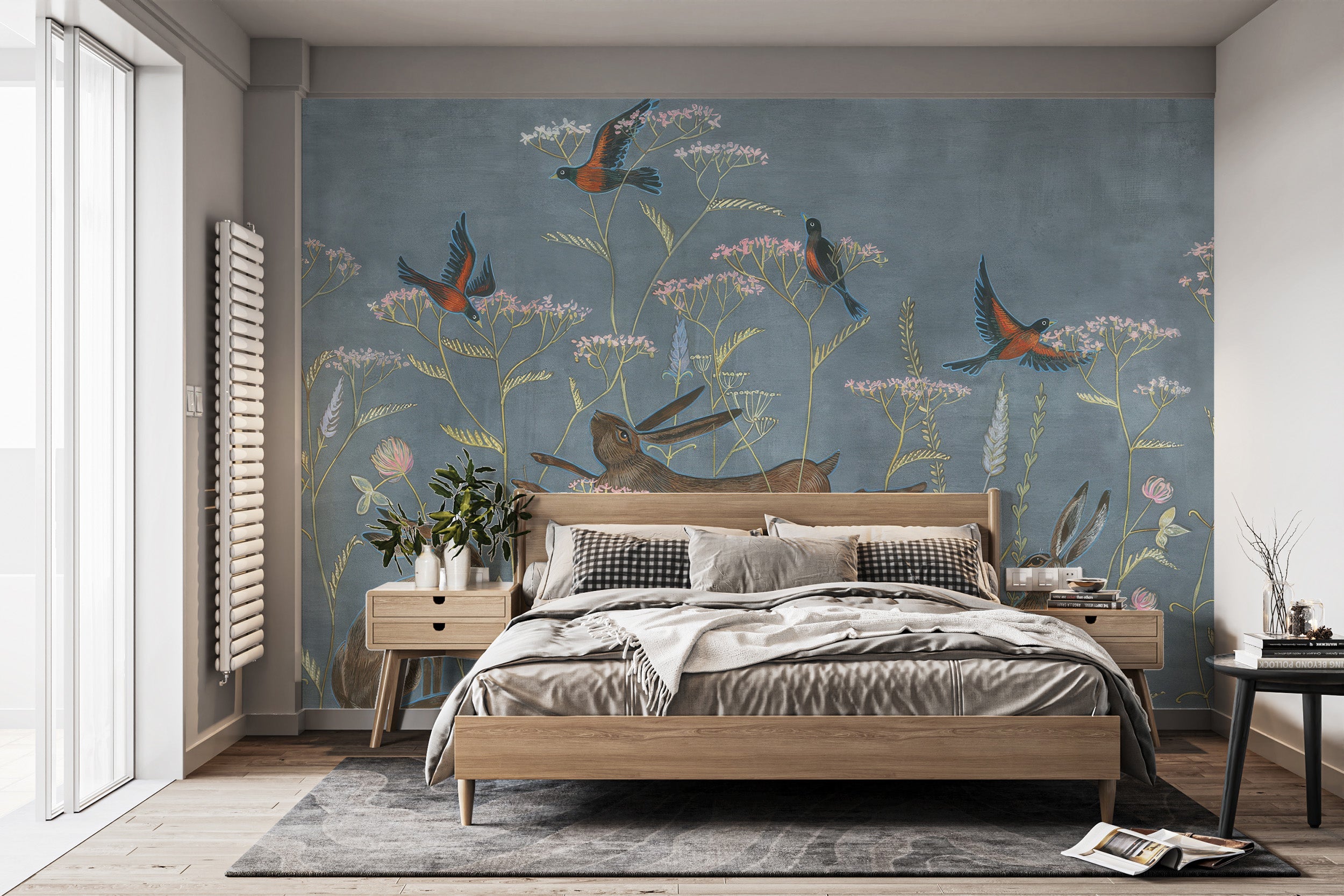 Twilight flora fauna wall decor