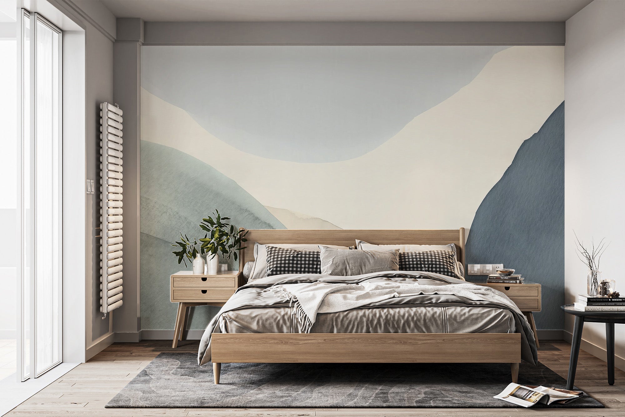 Calming Contours Wall Mural - Giffywalls