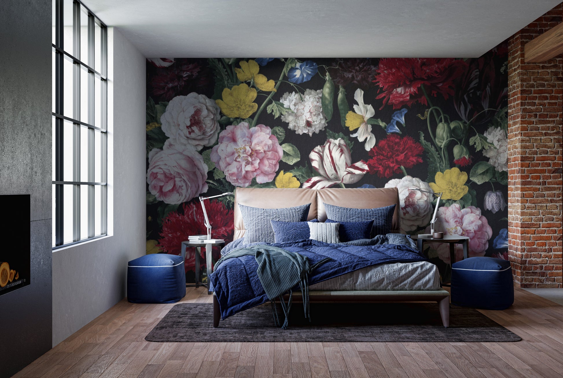 Artistic Lagoon Nature Wall Mural
