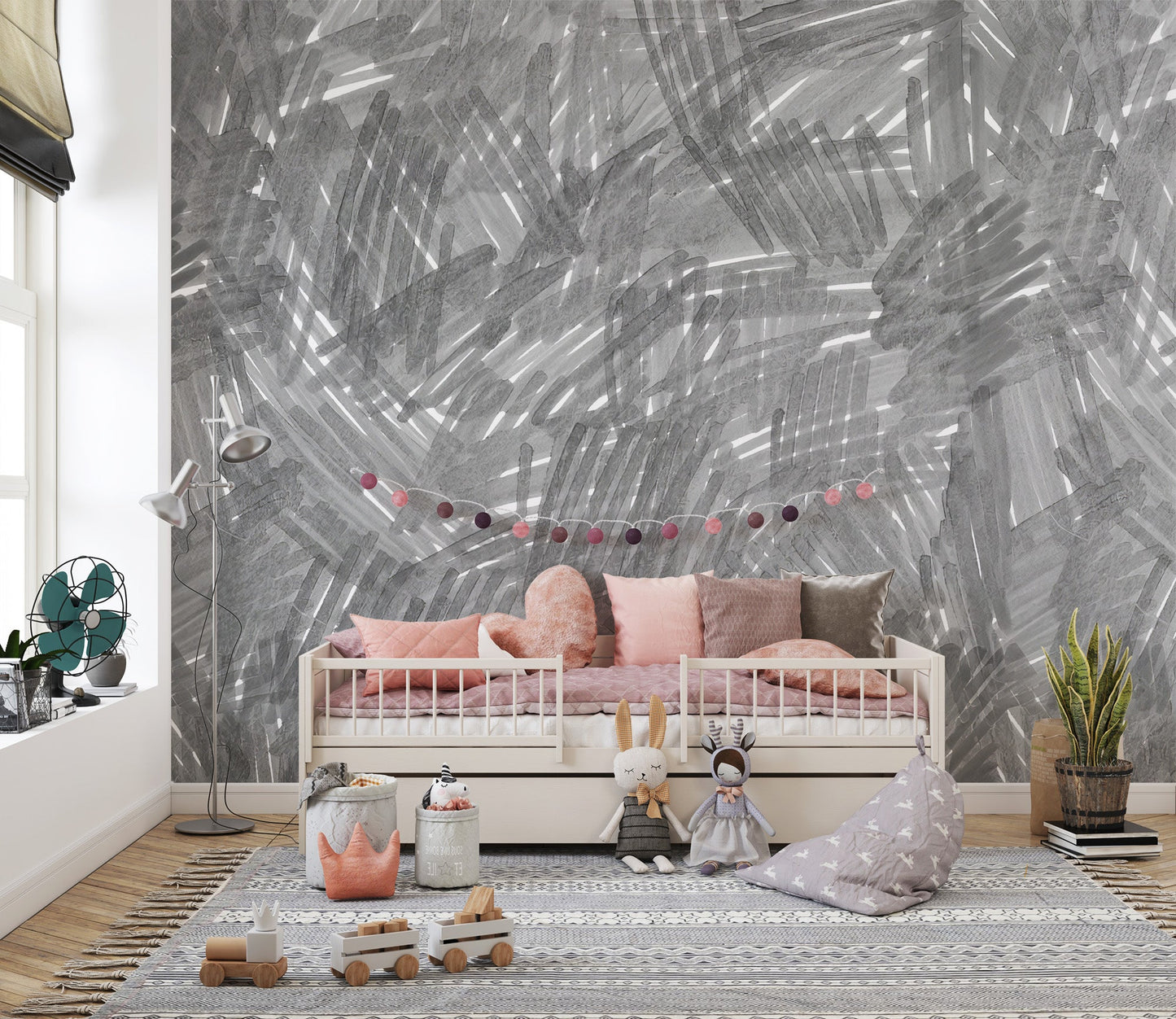 Slate Whispers Artistic Mural - Giffywalls