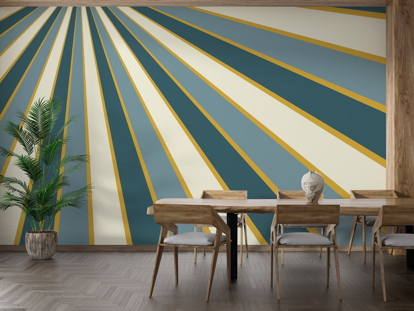 Multicolor Abstract Striped Line wallpaper Murals - Giffywalls