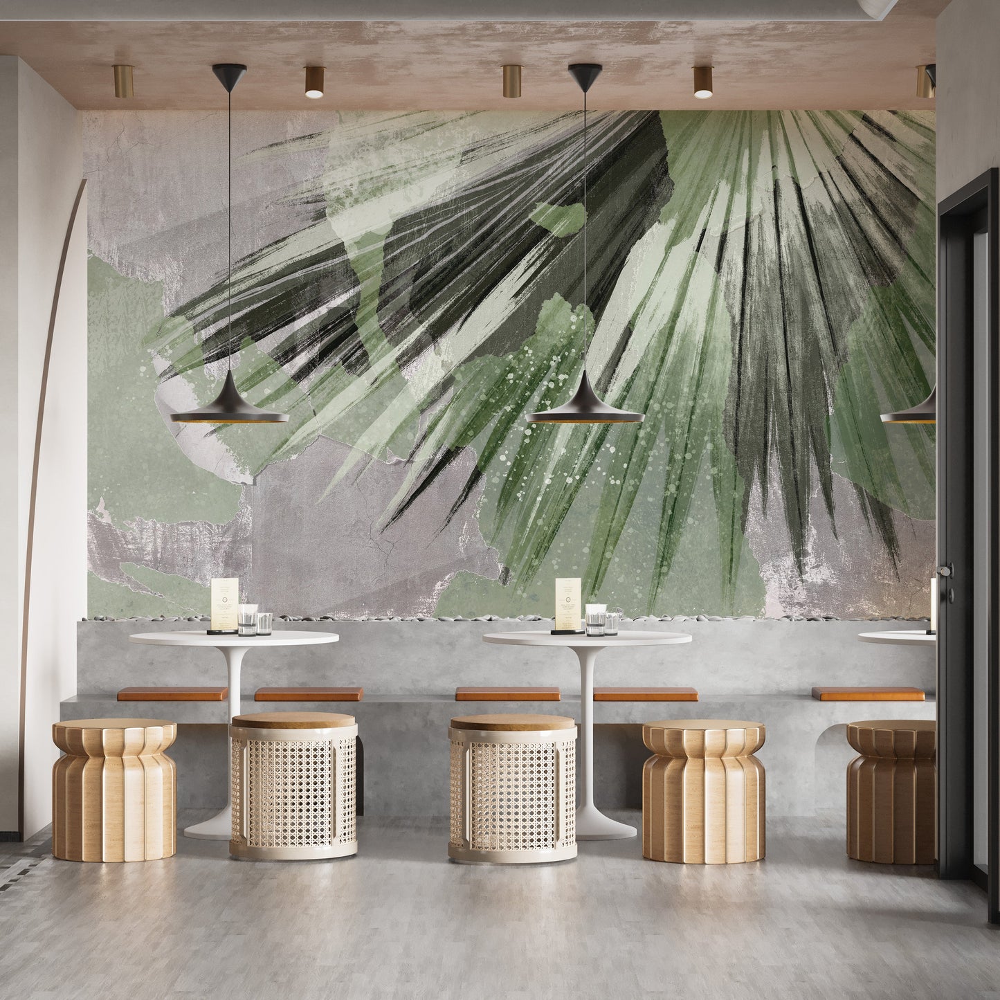 Exotic Tropical Leaf Wall Mural - Giffywalls