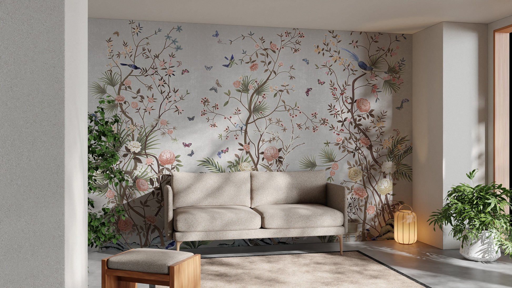 Blossoms Colorful Floral Wallpaper Murals - Giffywalls