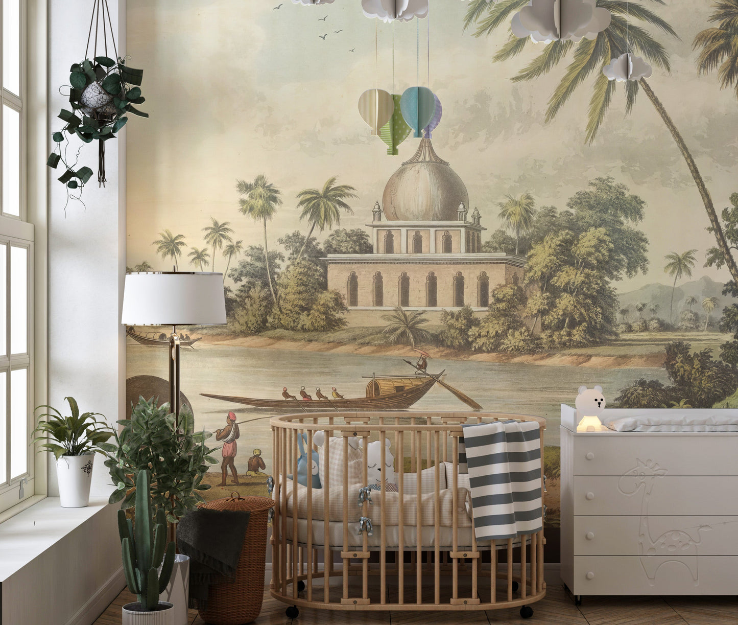 Old Riverside Indian CIty View Wallpaper Murals - Giffywalls