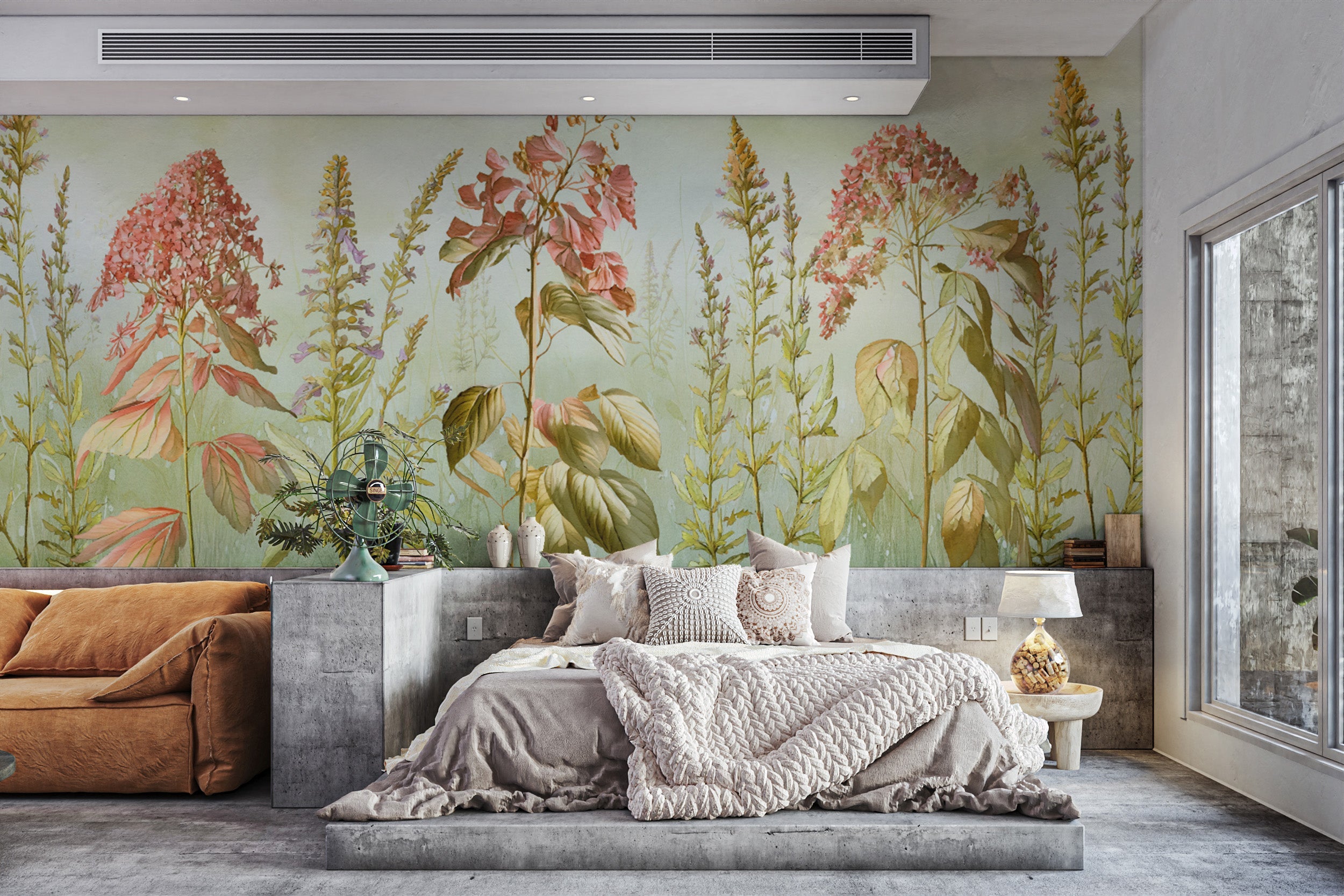 Wild Flowers Meadows Wallpaper Murals - Giffywalls