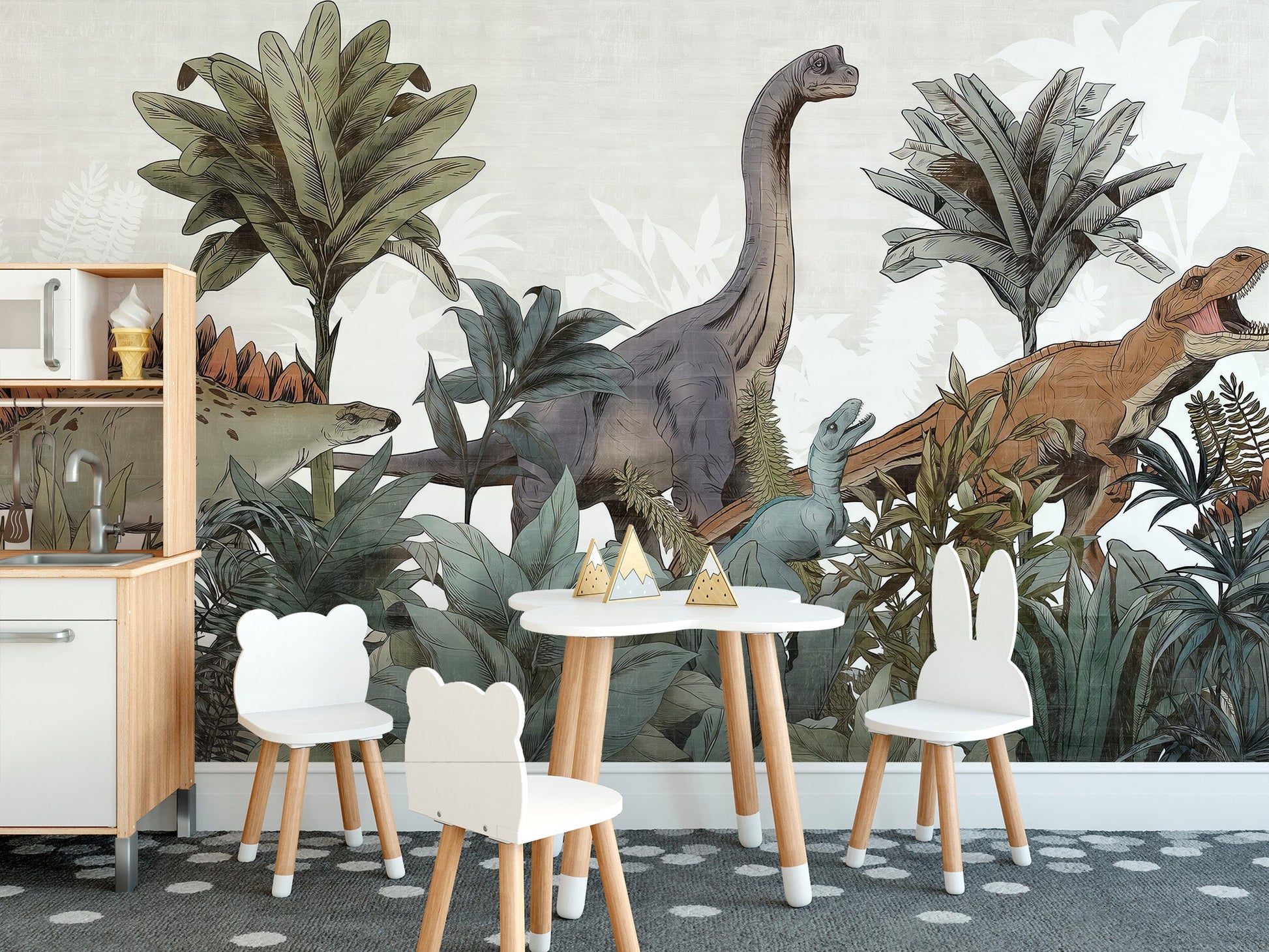 Jurassic Journey Wall Mural - Giffywalls