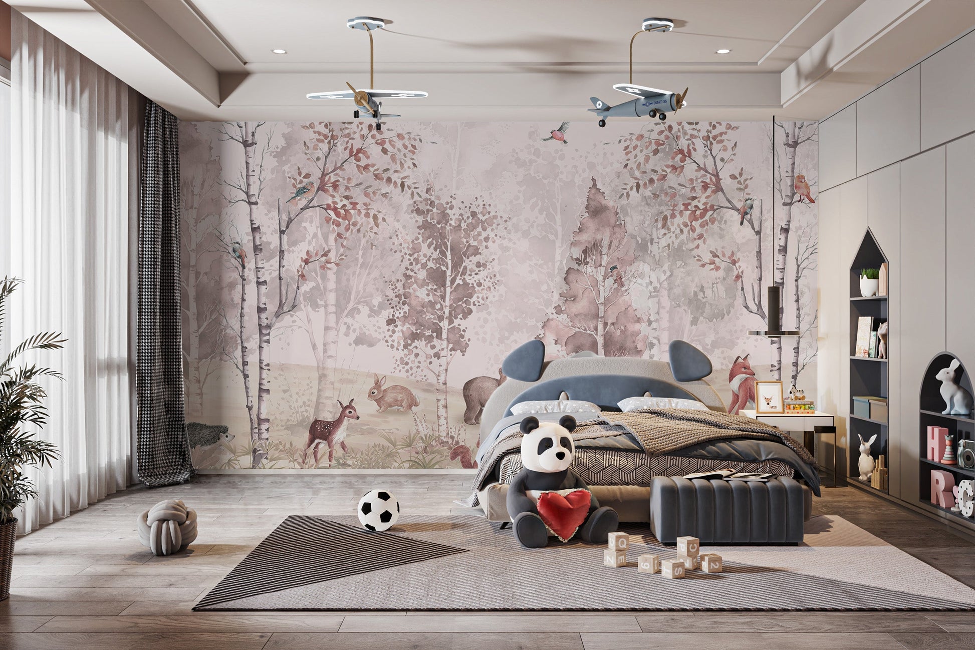 Frolic Forest Fables Wallpaper Mural - Giffywalls