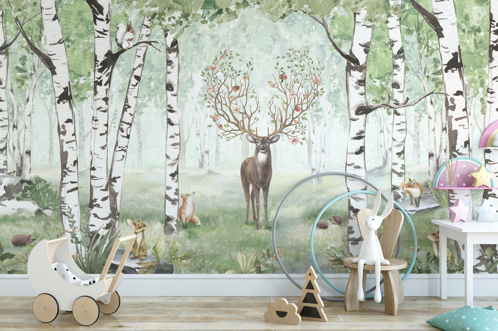 Amazing Antlers Summer Wallpaper For Wall - Giffywalls