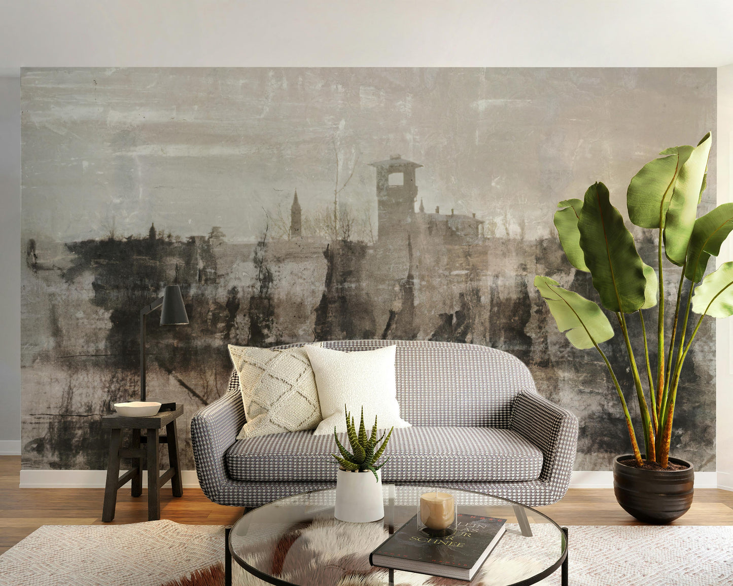 Inked Ruins Wallpaper Murals